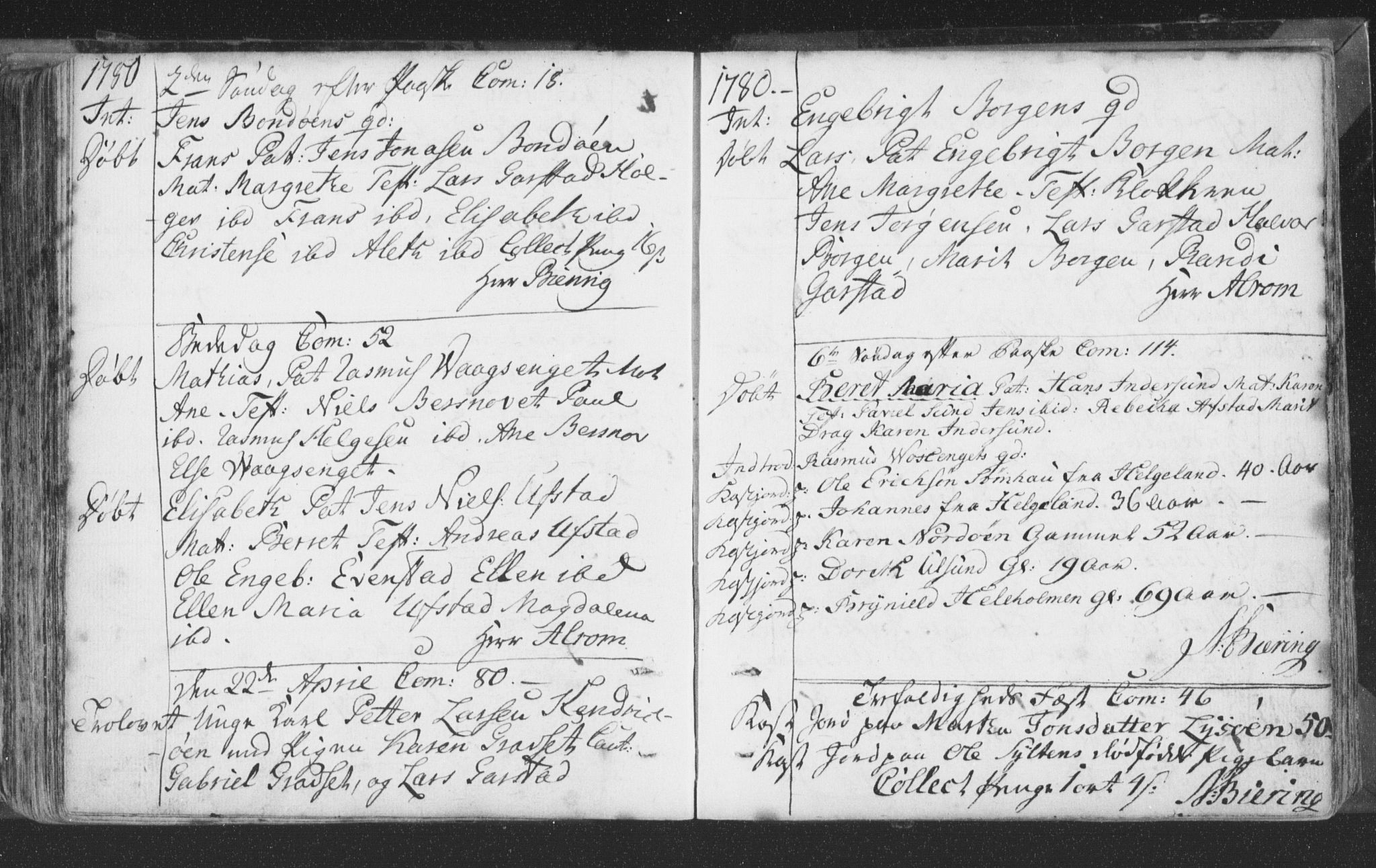 Ministerialprotokoller, klokkerbøker og fødselsregistre - Nord-Trøndelag, AV/SAT-A-1458/786/L0685: Parish register (official) no. 786A01, 1710-1798