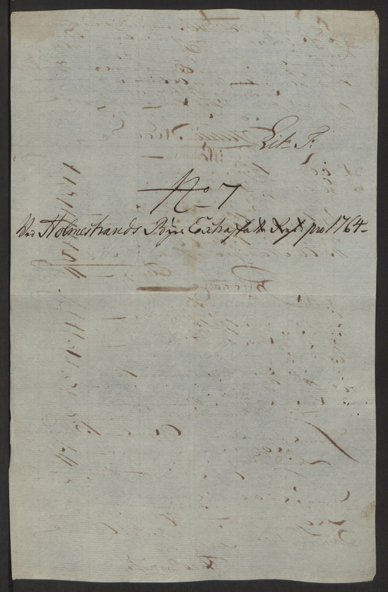 Rentekammeret inntil 1814, Reviderte regnskaper, Byregnskaper, AV/RA-EA-4066/R/Rh/L0163/0001: [H4] Kontribusjonsregnskap / Ekstraskatt, Holmestrand, 1762-1772, p. 154