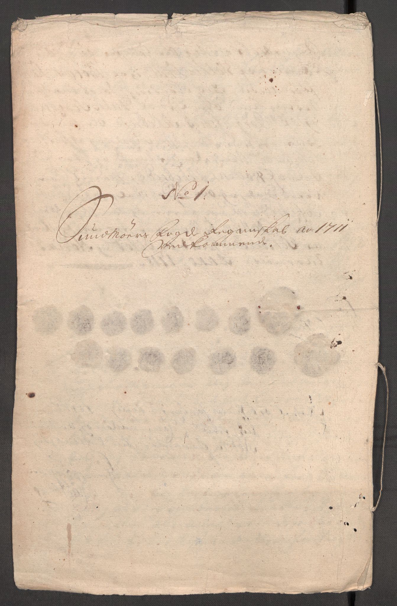 Rentekammeret inntil 1814, Reviderte regnskaper, Fogderegnskap, AV/RA-EA-4092/R54/L3564: Fogderegnskap Sunnmøre, 1711, p. 38