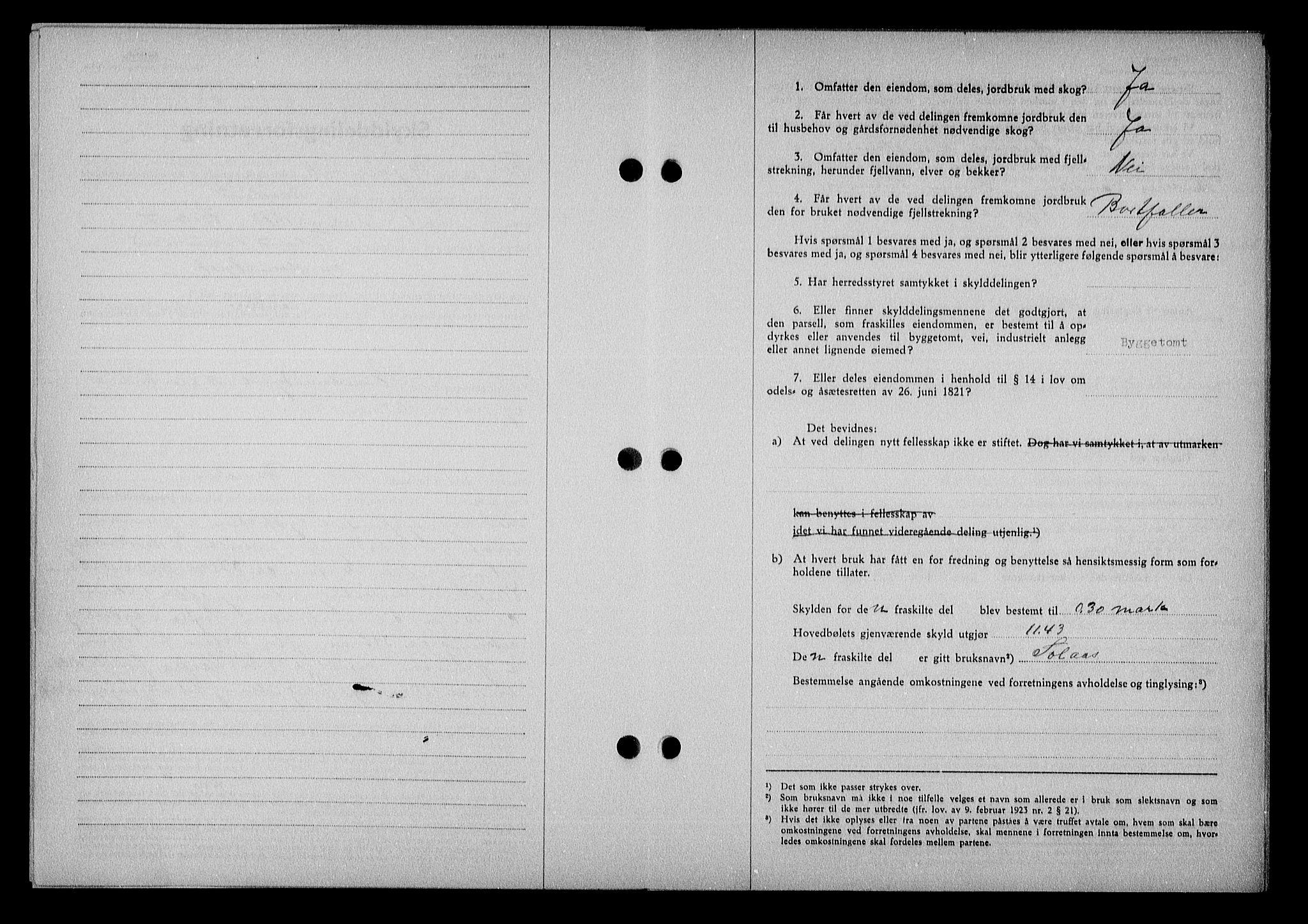 Nedenes sorenskriveri, AV/SAK-1221-0006/G/Gb/Gba/L0048: Mortgage book no. A-II, 1940-1941, Diary no: : 432/1941