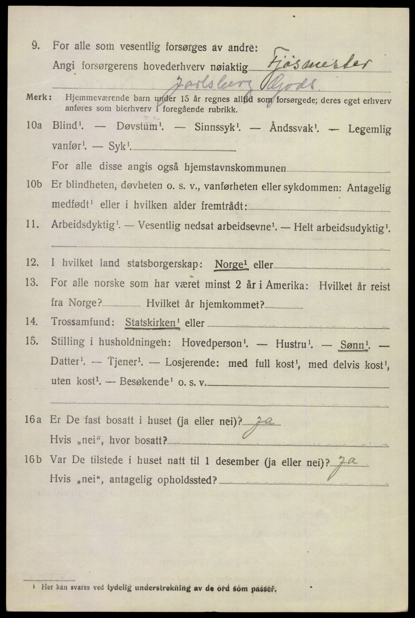 SAKO, 1920 census for Sem, 1920, p. 6358