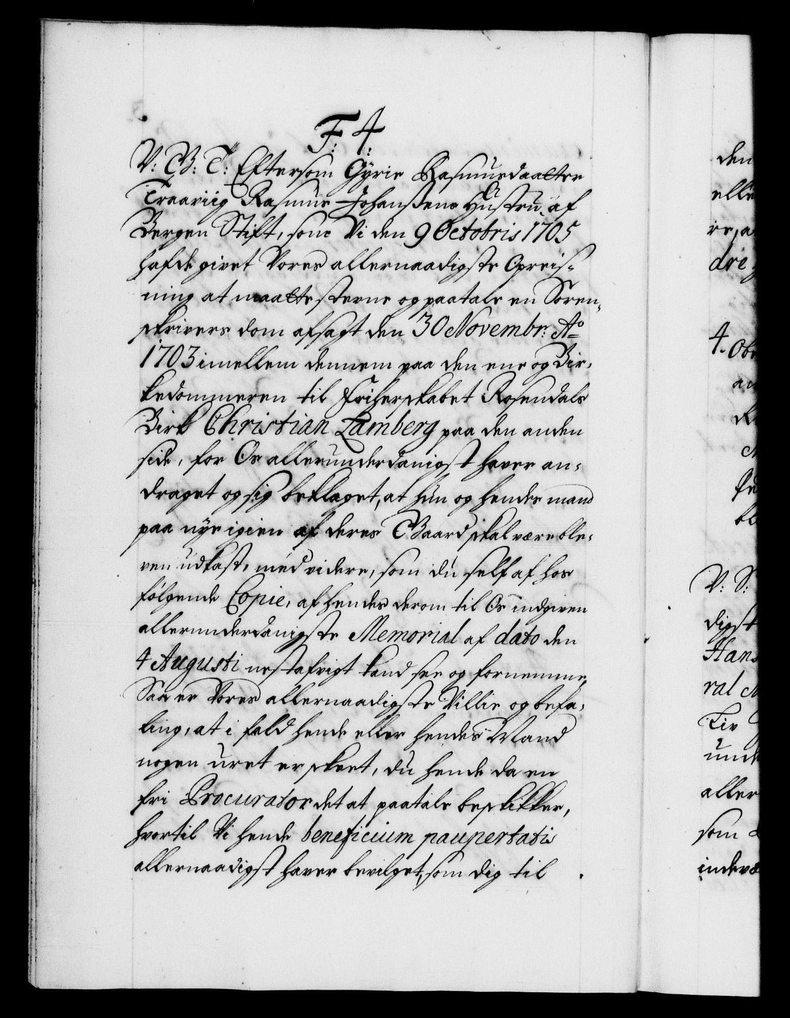 Danske Kanselli 1572-1799, AV/RA-EA-3023/F/Fc/Fca/Fcab/L0021: Norske tegnelser, 1719-1721, p. 3b