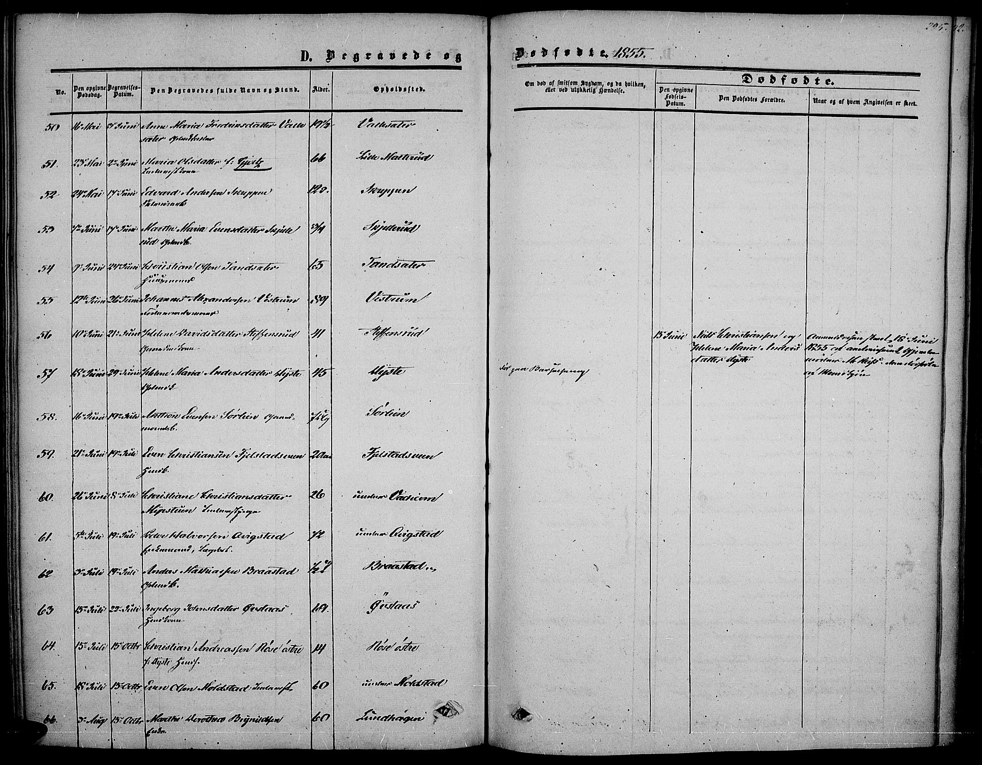 Vestre Toten prestekontor, AV/SAH-PREST-108/H/Ha/Haa/L0005: Parish register (official) no. 5, 1850-1855, p. 295