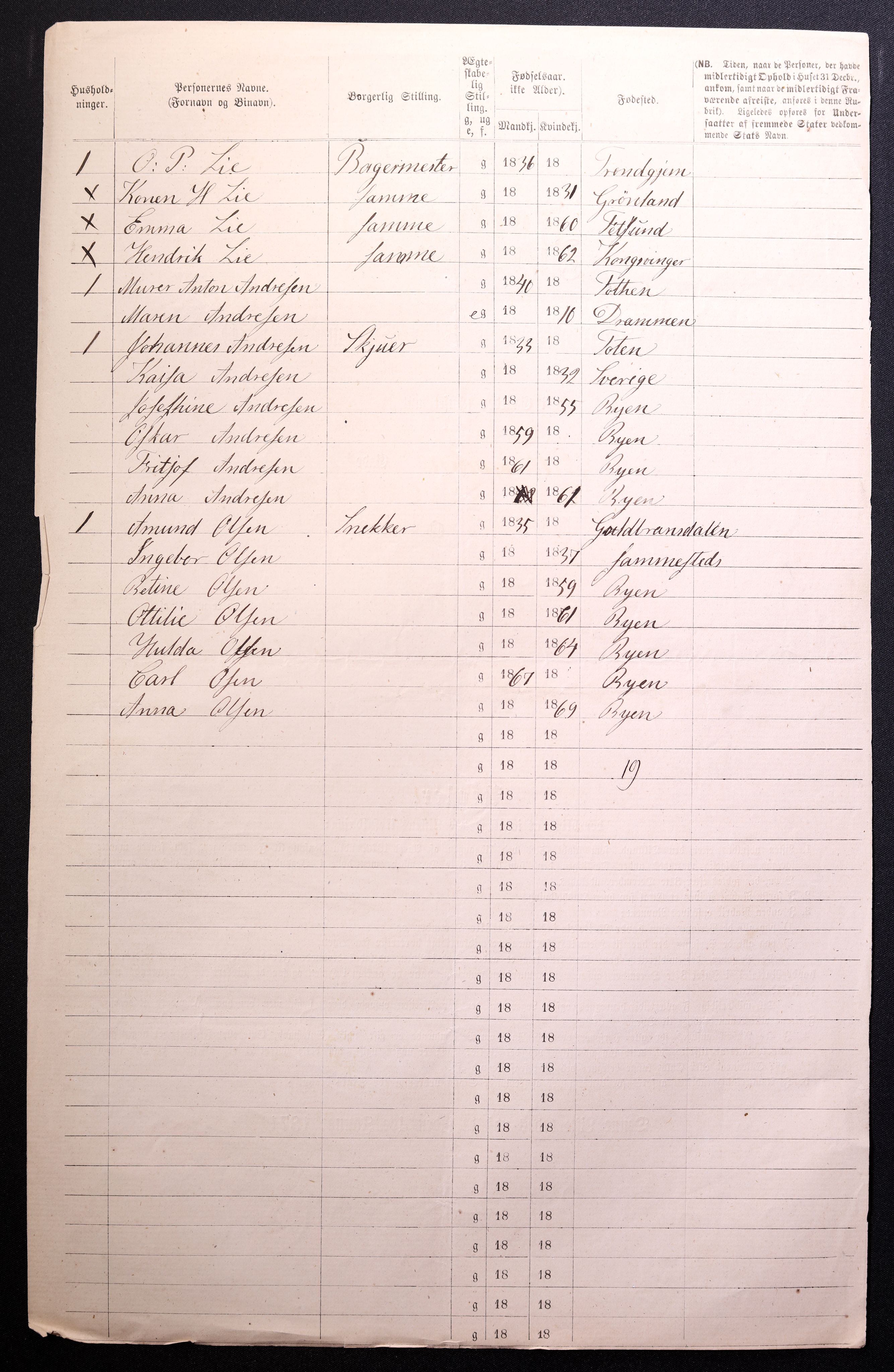 RA, 1870 census for 0301 Kristiania, 1870, p. 4241
