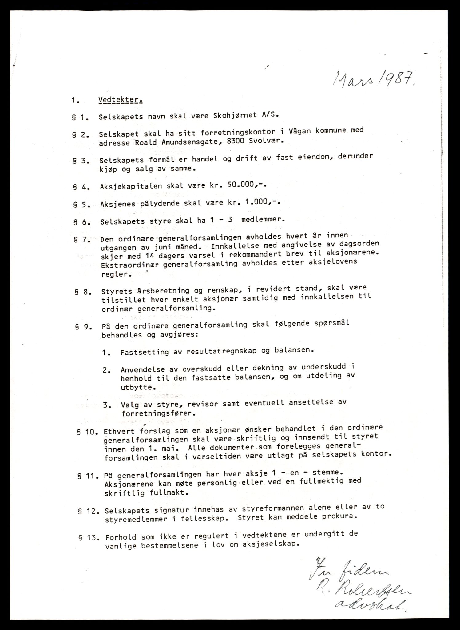 Lofoten sorenskriveri, AV/SAT-A-0017/2/J/Jd/Jdc/L0019: Bilag, S, 1944-1990, p. 19