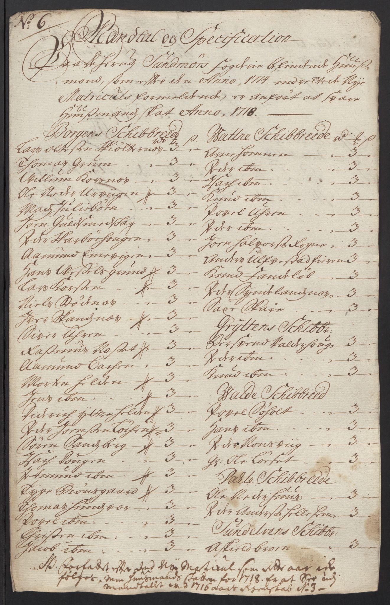 Rentekammeret inntil 1814, Reviderte regnskaper, Fogderegnskap, AV/RA-EA-4092/R54/L3570: Fogderegnskap Sunnmøre, 1718, p. 37