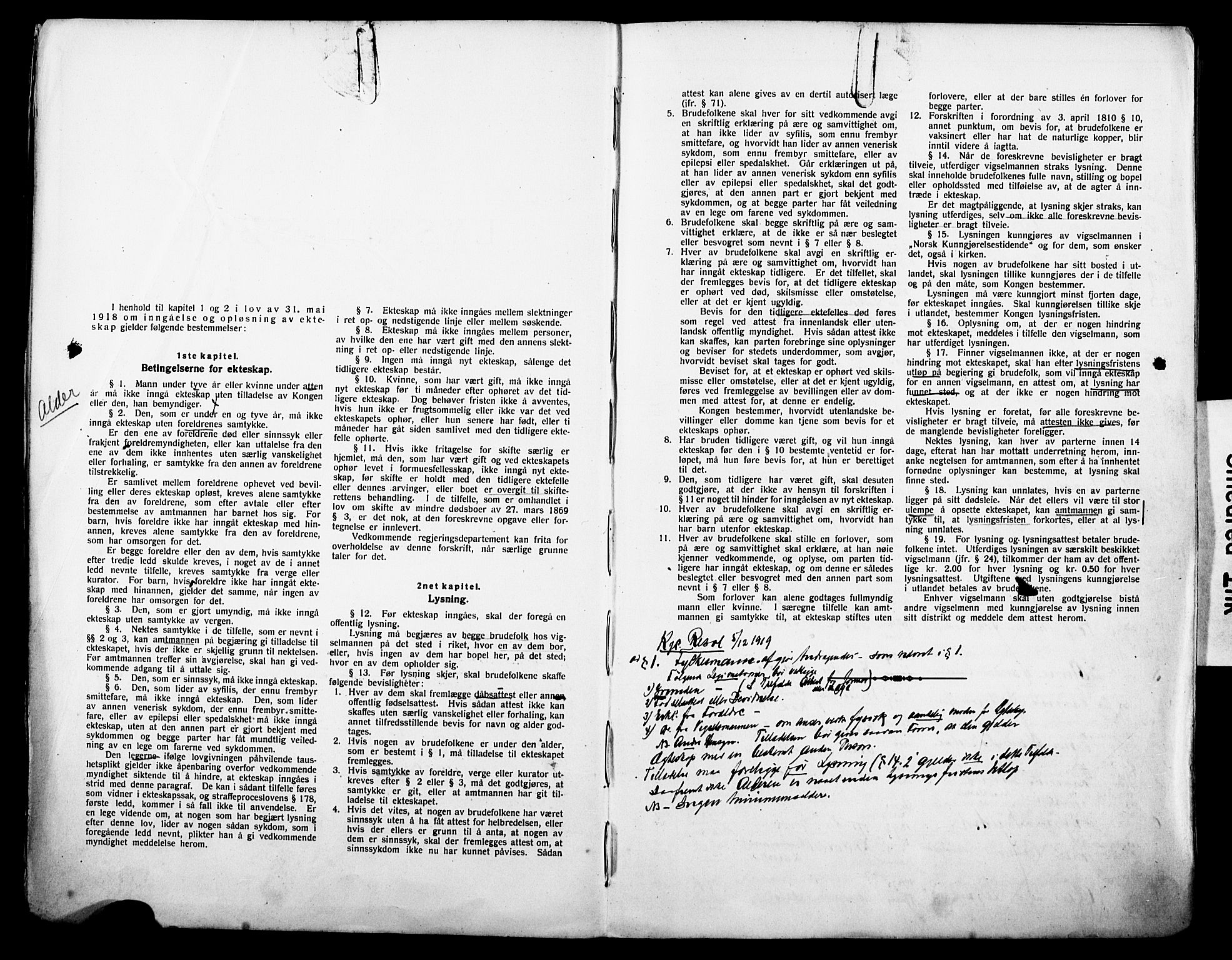 Sandar kirkebøker, SAKO/A-243/H/Ha/L0005: Banns register no. 5, 1919-1931