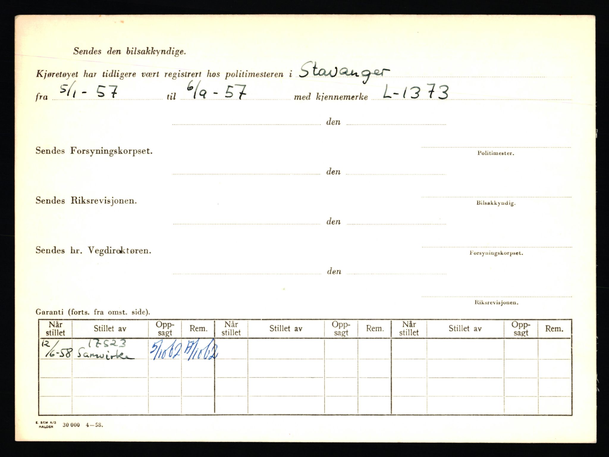 Stavanger trafikkstasjon, AV/SAST-A-101942/0/F/L0065: L-65400 - L-67649, 1930-1971, p. 658