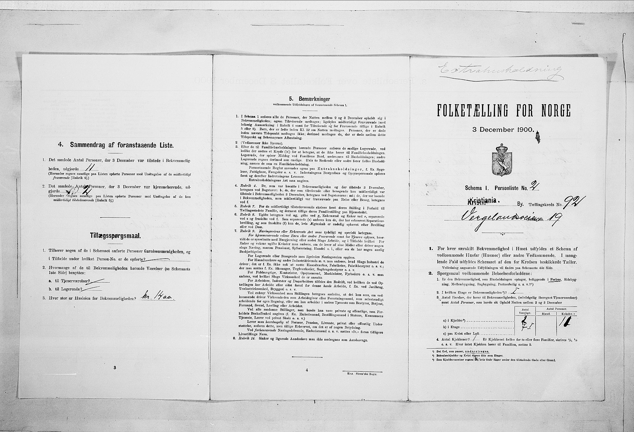 SAO, 1900 census for Kristiania, 1900, p. 111355