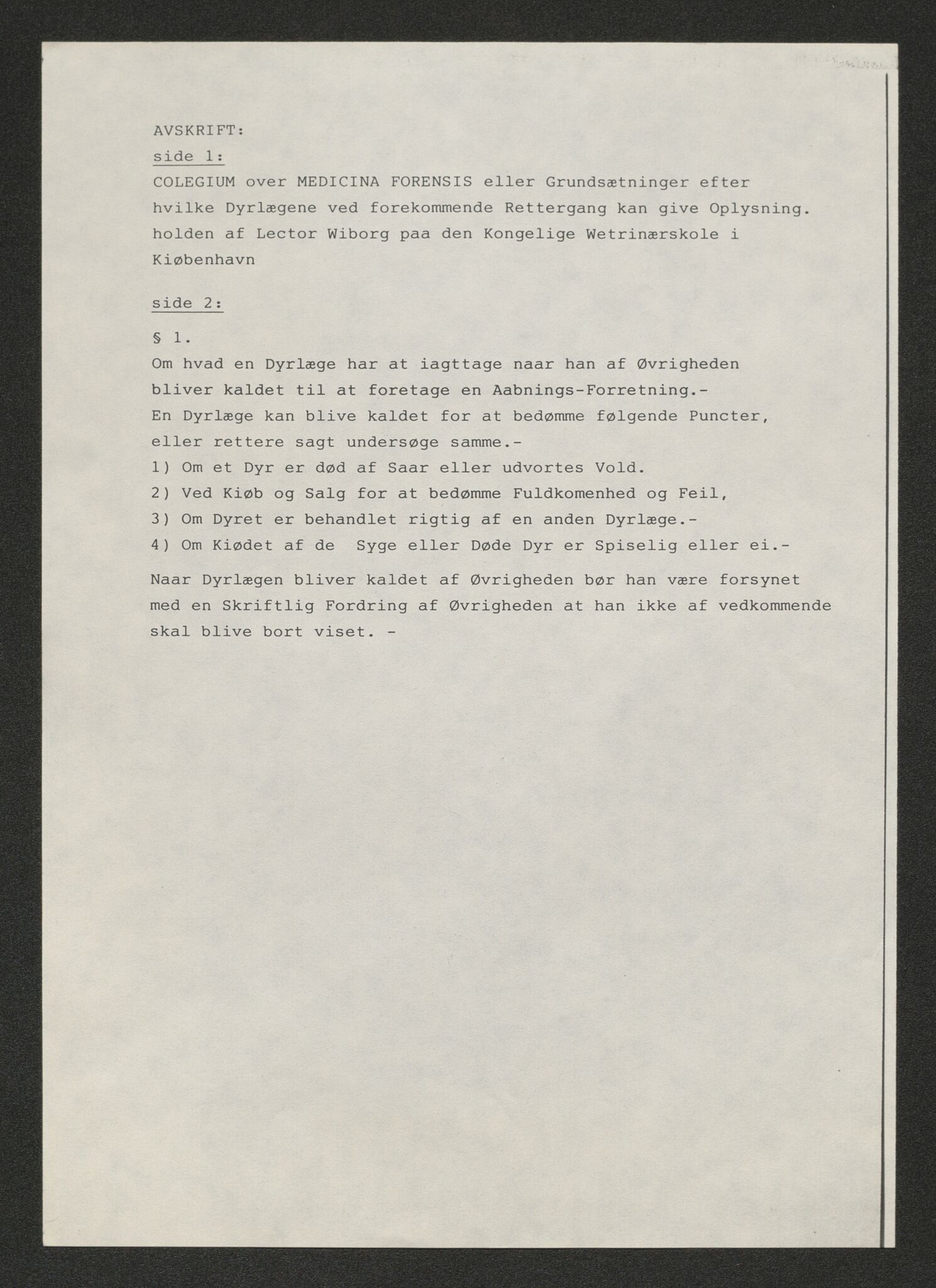 Pa 0641 - Noer, Martin Olsen, AV/SAST-A-100772/Y/L0001: Veterinærforelesninger, slektshistorie, 1812-1961, p. 451