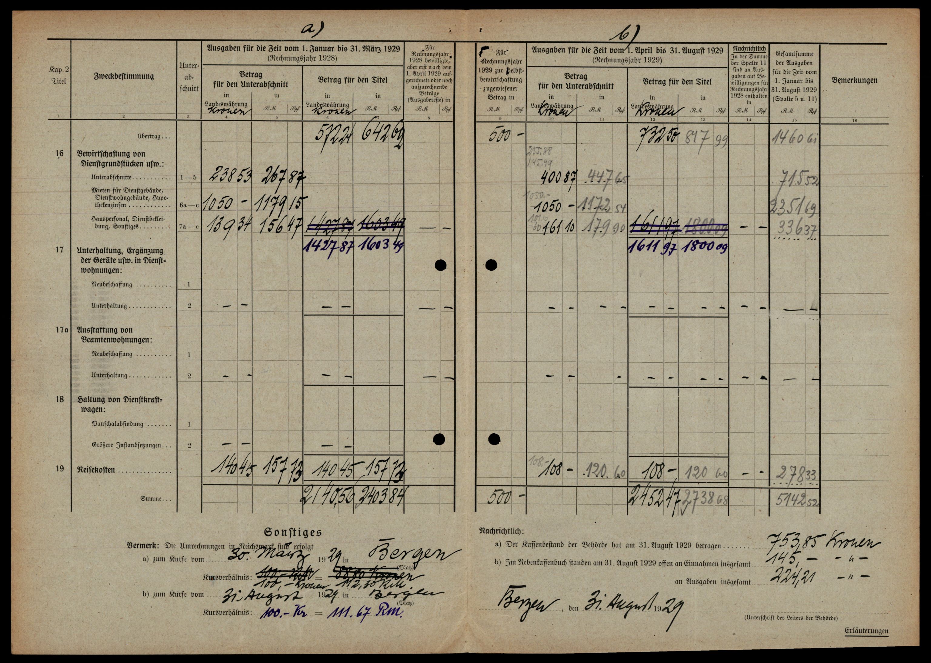 Forsvarets Overkommando. 2 kontor. Arkiv 11.4. Spredte tyske arkivsaker, AV/RA-RAFA-7031/D/Dar/Darc/L0021: FO.II. Tyske konsulater, 1929-1940, p. 557