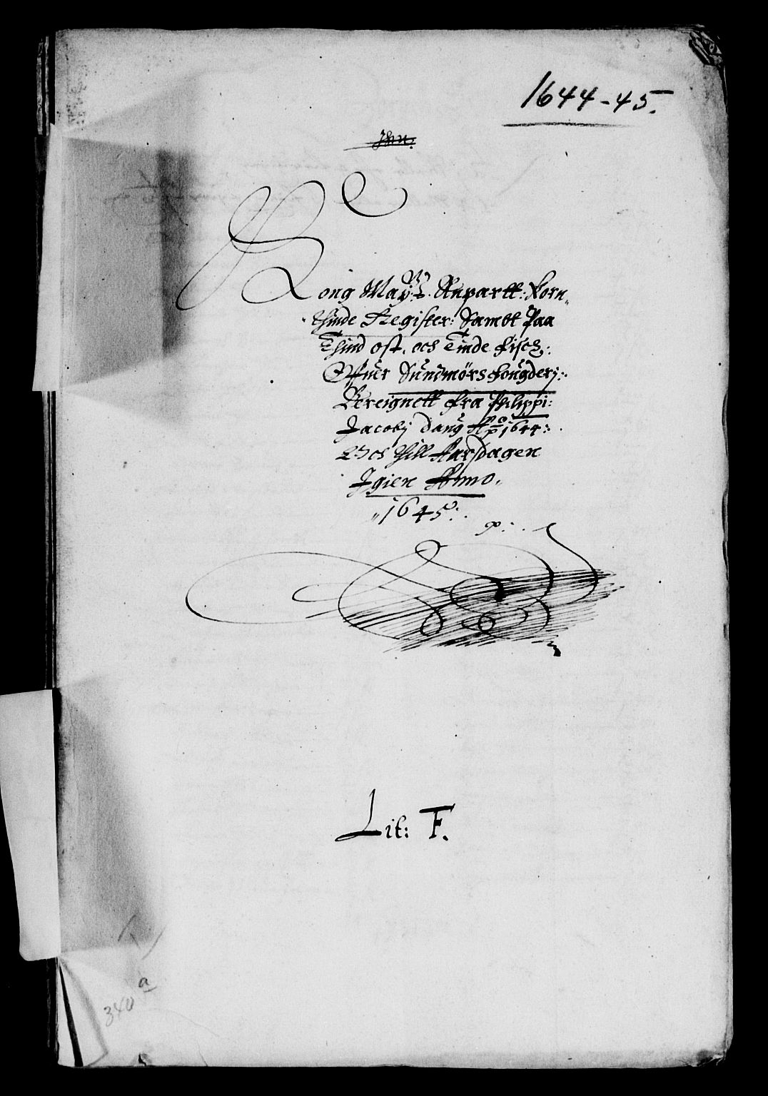 Rentekammeret inntil 1814, Reviderte regnskaper, Lensregnskaper, AV/RA-EA-5023/R/Rb/Rbt/L0099: Bergenhus len, 1643-1645