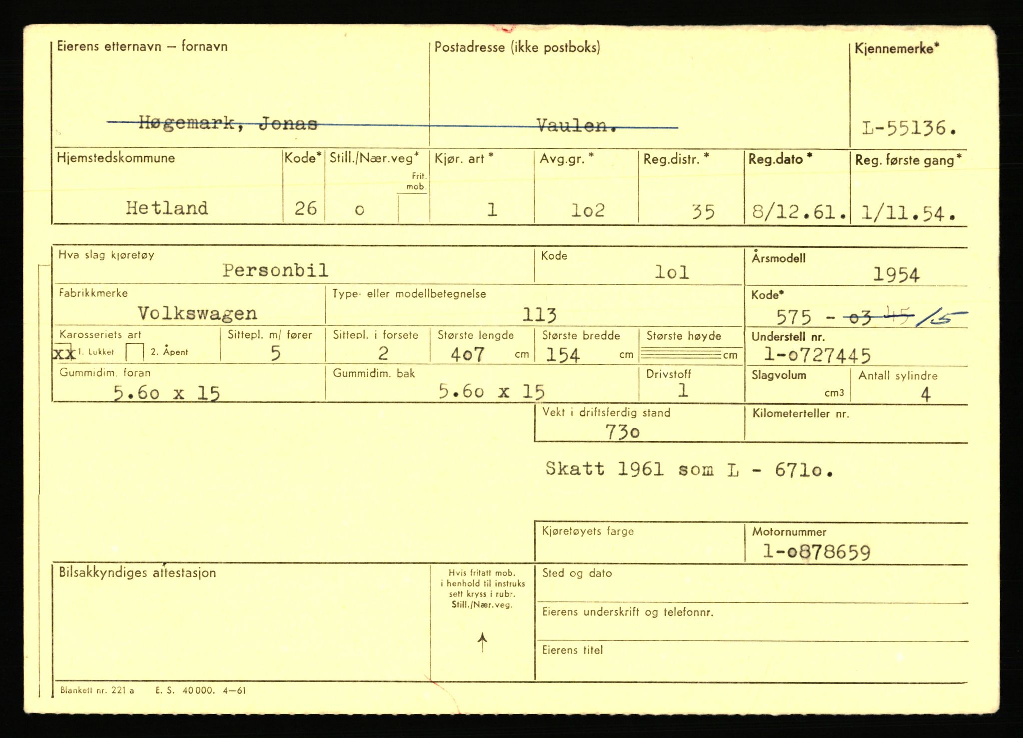 Stavanger trafikkstasjon, AV/SAST-A-101942/0/F/L0054: L-54200 - L-55699, 1930-1971, p. 1917