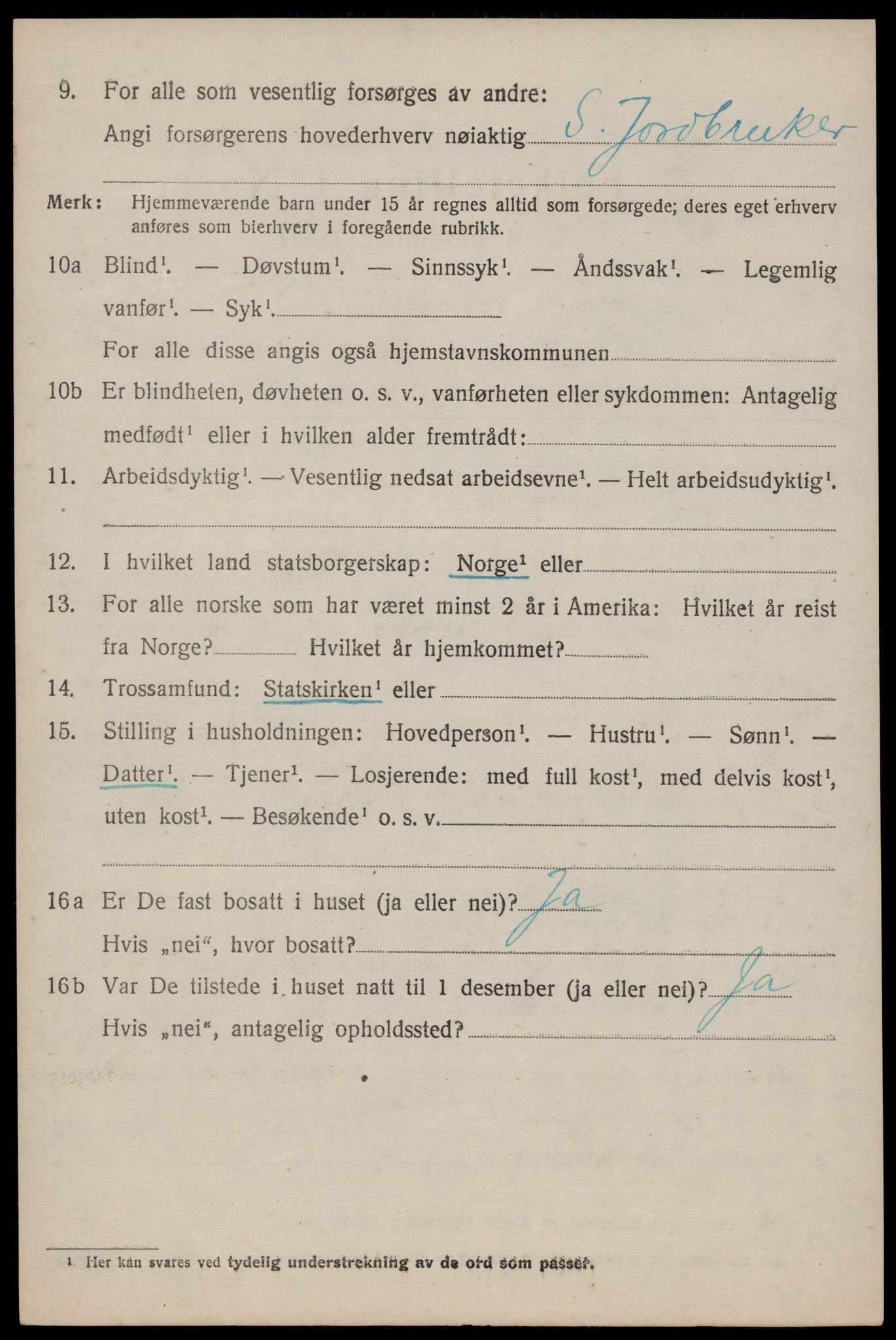 SAKO, 1920 census for Hjartdal, 1920, p. 4055