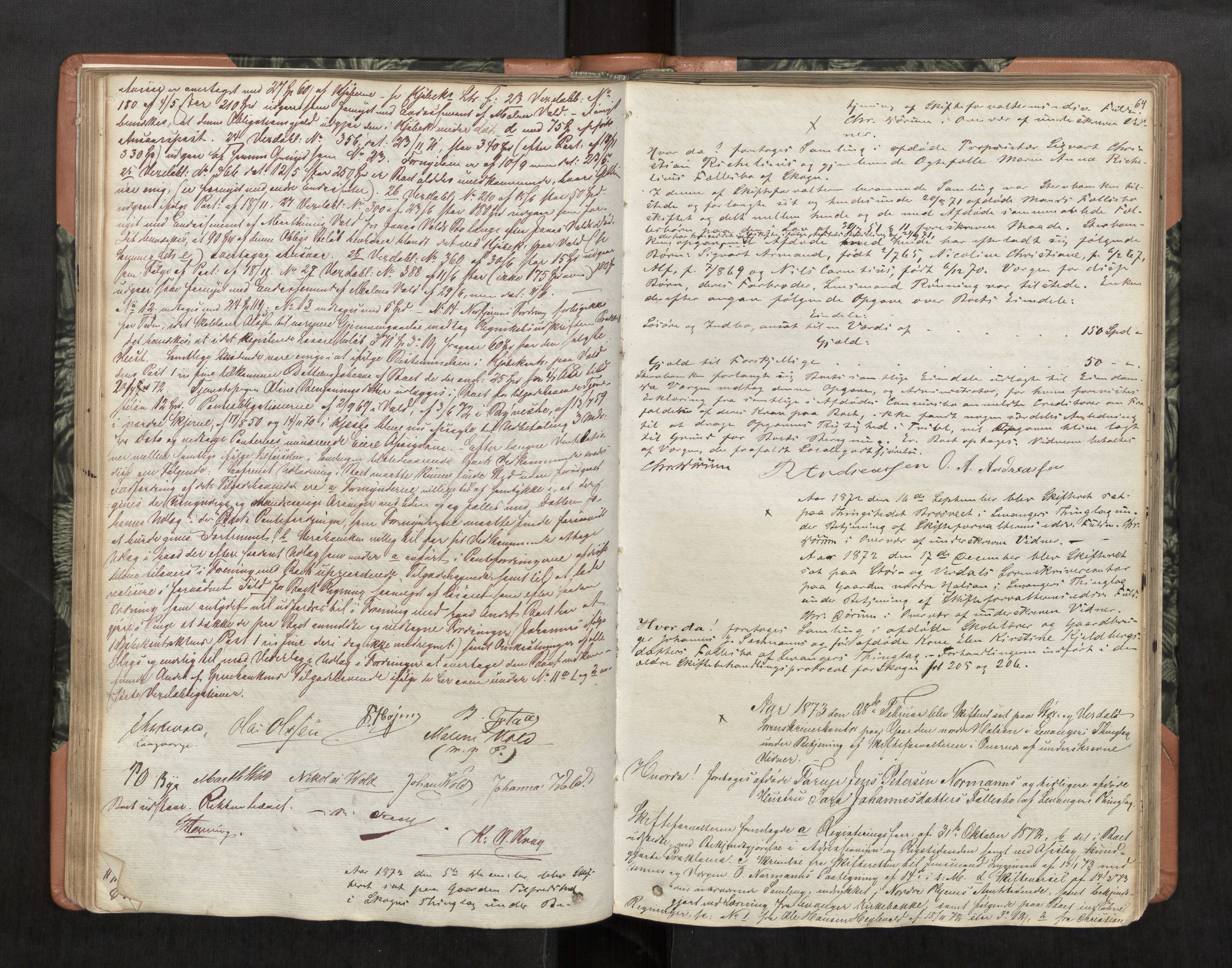 Stjør- og Verdal sorenskriveri, AV/SAT-A-4167/1/3/3B/L0007: Skifteforhandlingsprotokoll, 1855-1909, p. 64