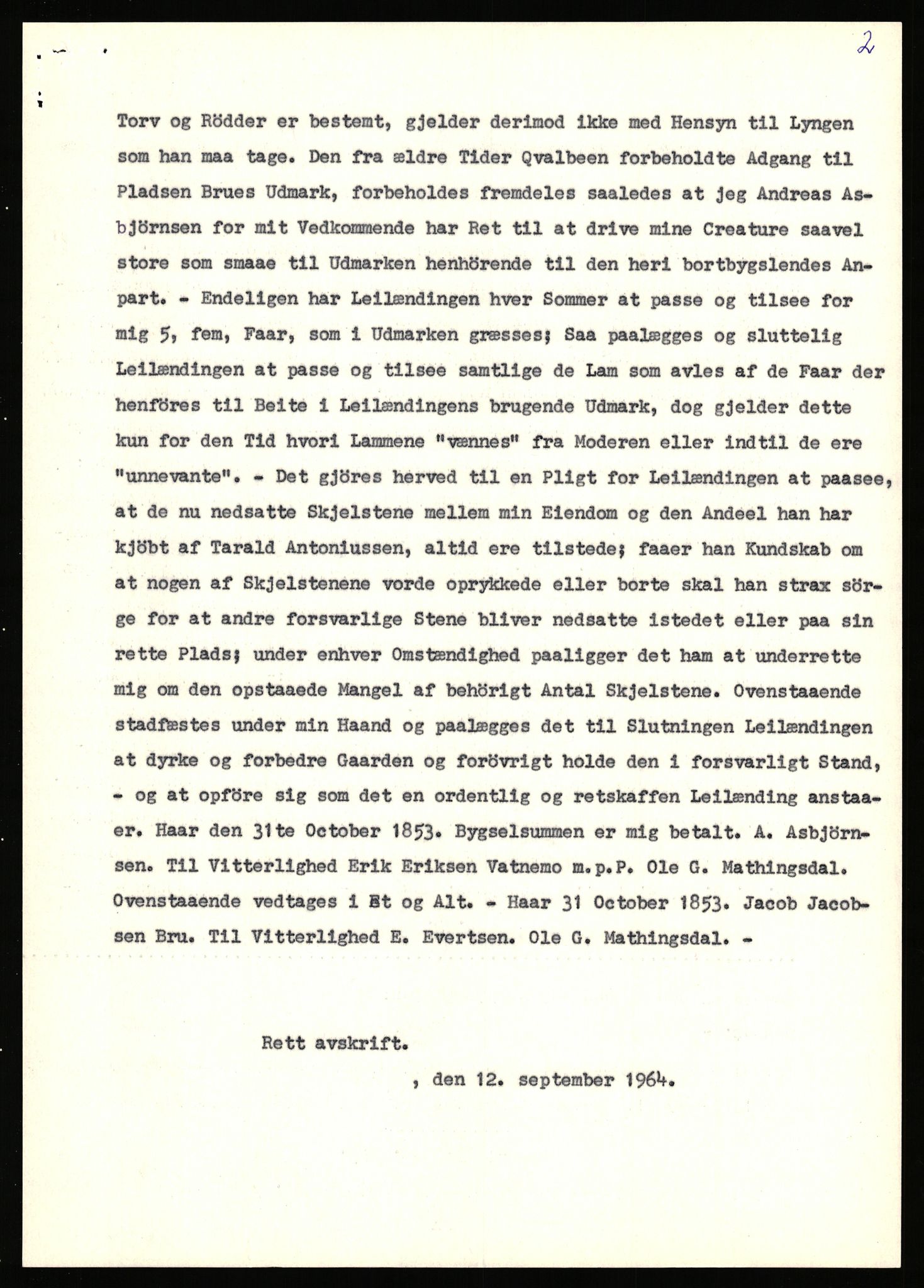 Statsarkivet i Stavanger, SAST/A-101971/03/Y/Yj/L0012: Avskrifter sortert etter gårdsnavn: Bru - Bækkeheien, 1750-1930, p. 165