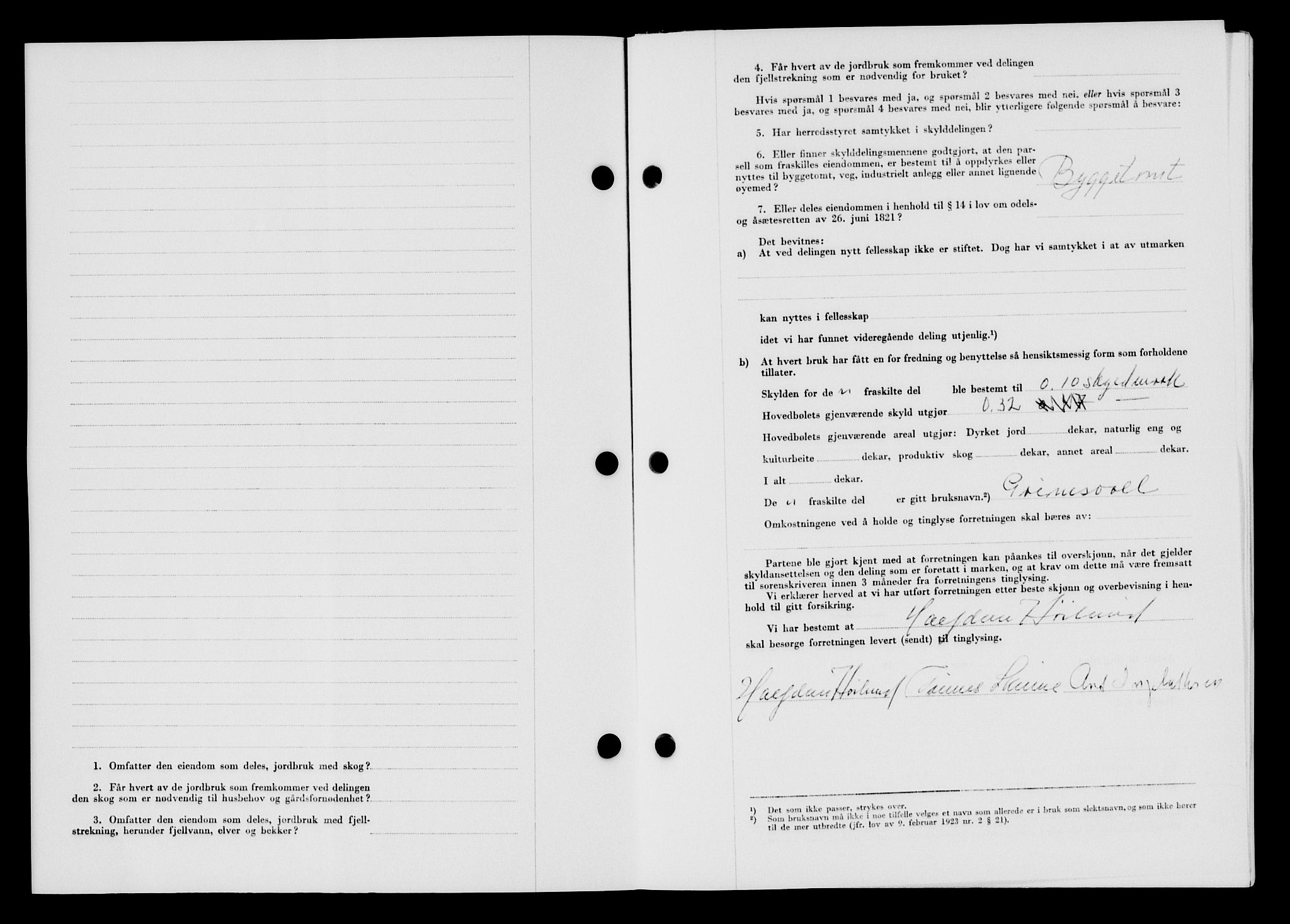 Lyngdal sorenskriveri, AV/SAK-1221-0004/G/Gb/L0678: Mortgage book no. A XXIV, 1958-1959, Diary no: : 308/1959