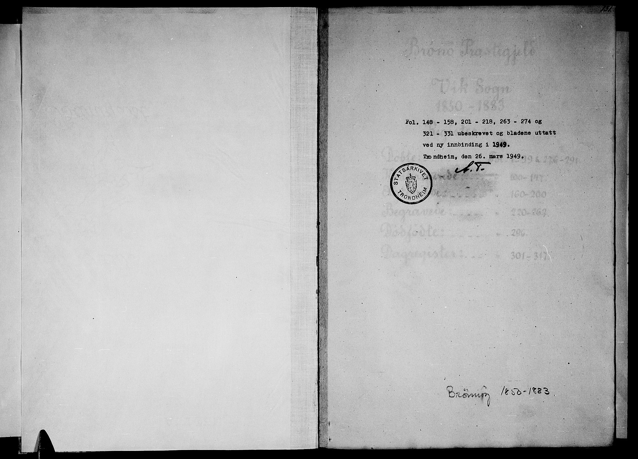 Ministerialprotokoller, klokkerbøker og fødselsregistre - Nordland, SAT/A-1459/812/L0187: Parish register (copy) no. 812C05, 1850-1883
