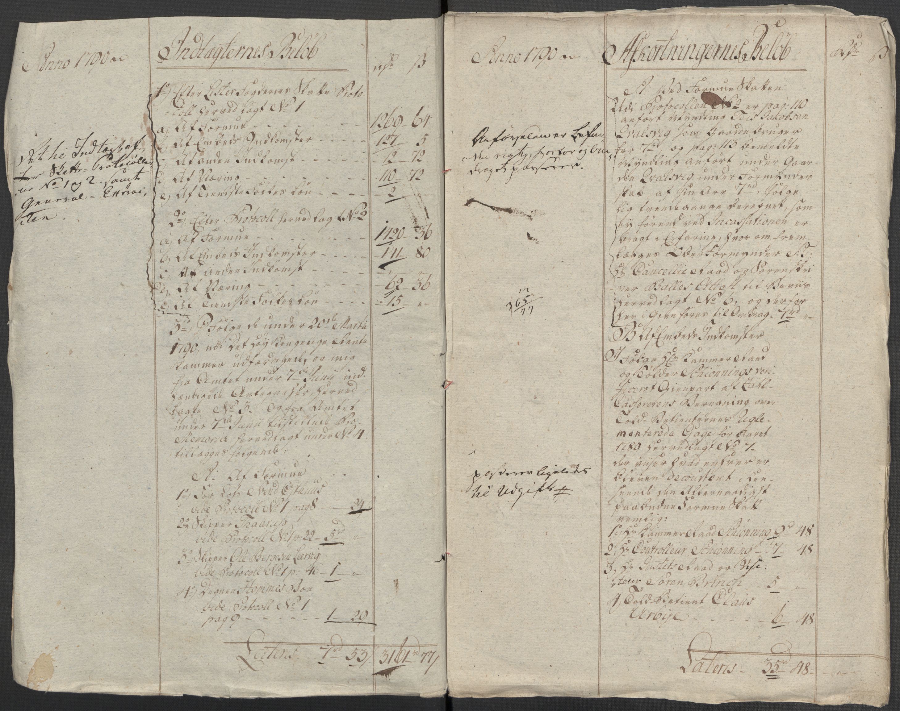 Rentekammeret inntil 1814, Reviderte regnskaper, Mindre regnskaper, AV/RA-EA-4068/Rf/Rfe/L0021: Larvik grevskap, Lista fogderi, 1789, p. 217