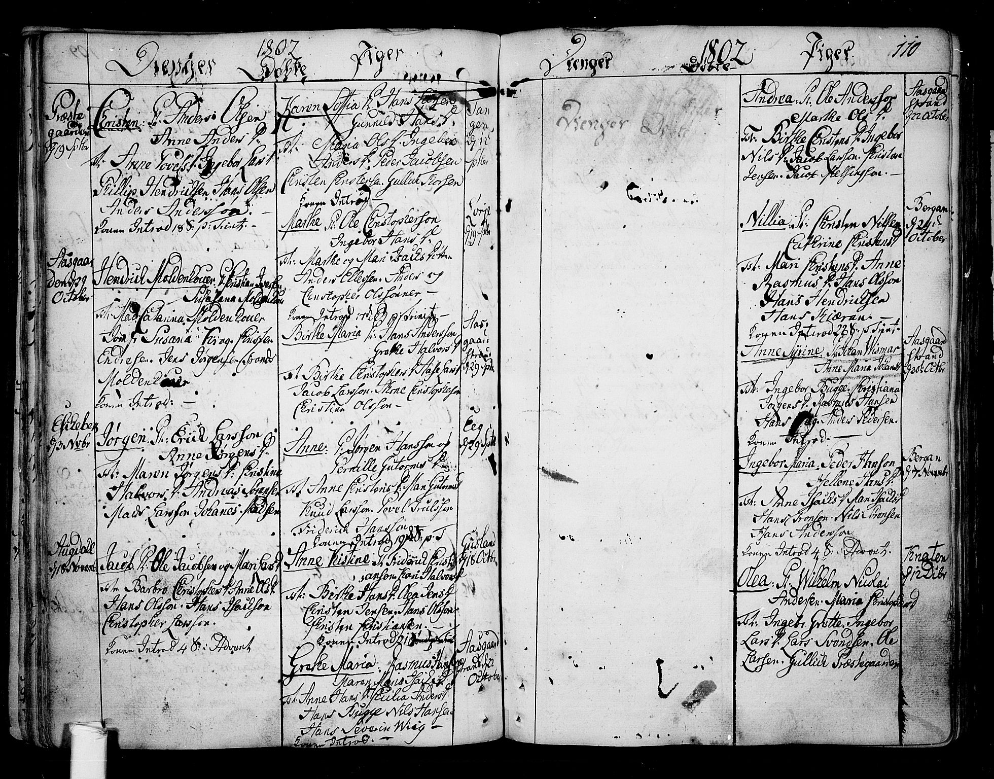 Borre kirkebøker, AV/SAKO-A-338/F/Fa/L0002: Parish register (official) no. I 2, 1752-1806, p. 110