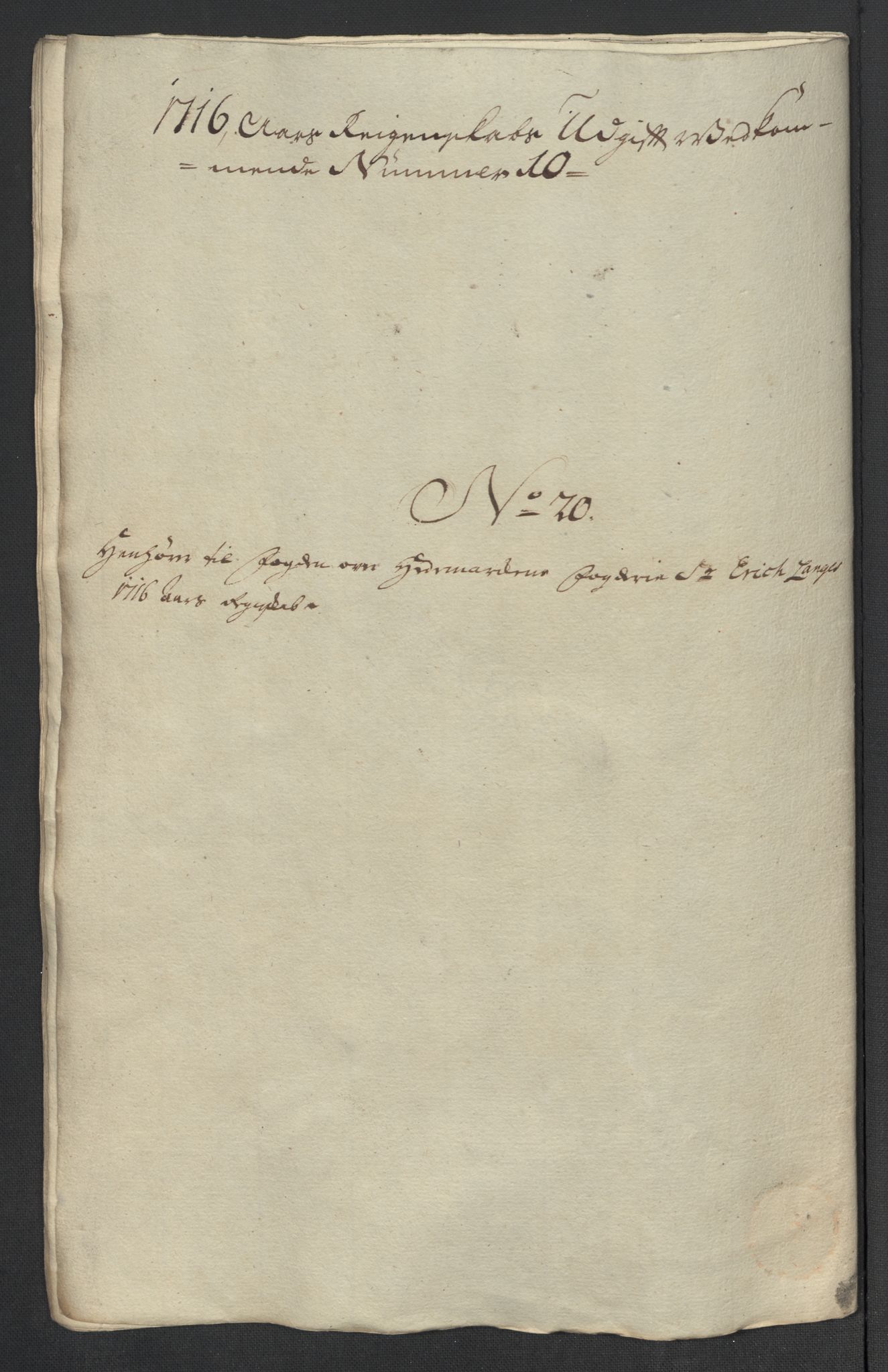 Rentekammeret inntil 1814, Reviderte regnskaper, Fogderegnskap, AV/RA-EA-4092/R16/L1055: Fogderegnskap Hedmark, 1716, p. 365