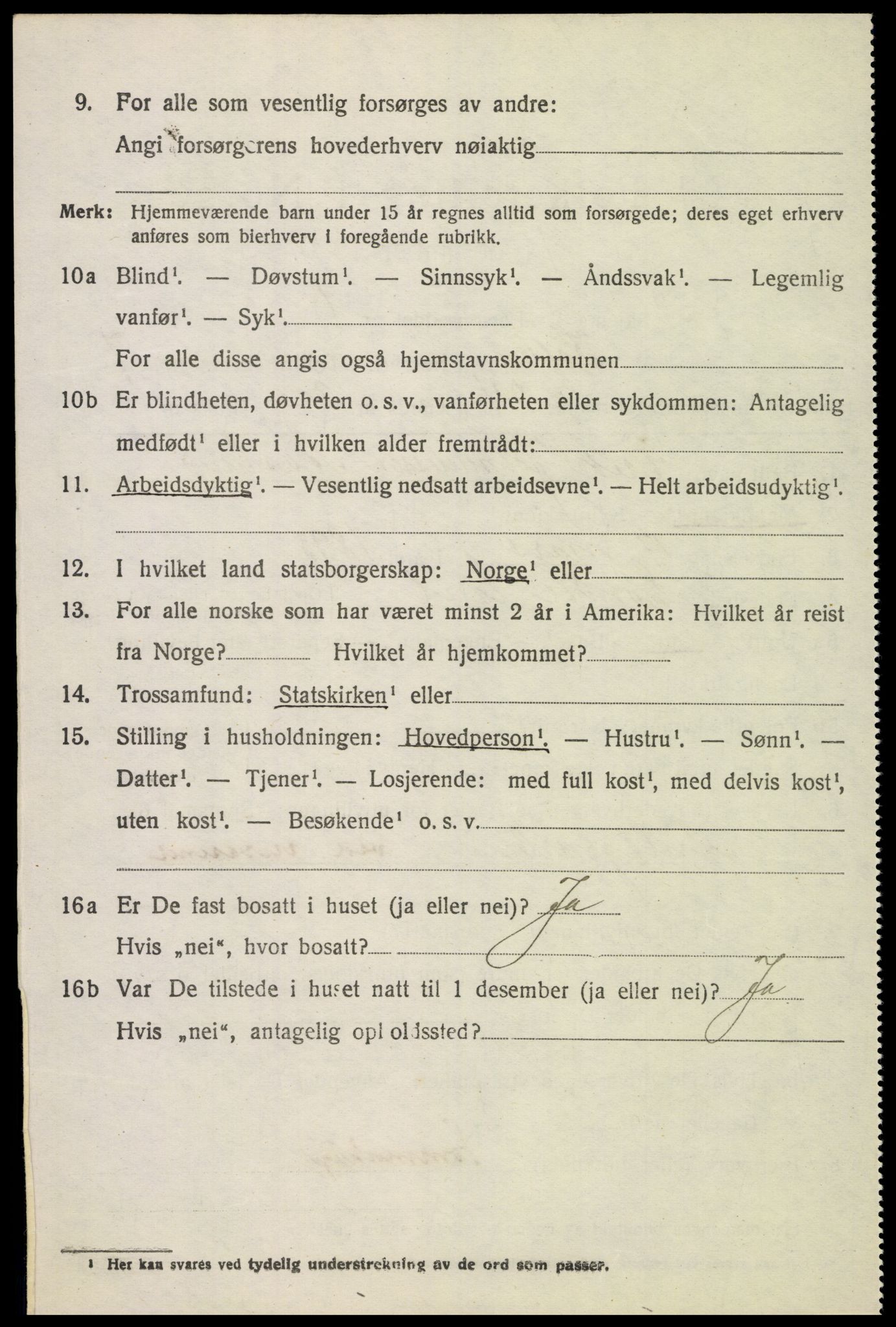 SAH, 1920 census for Kolbu, 1920, p. 5317