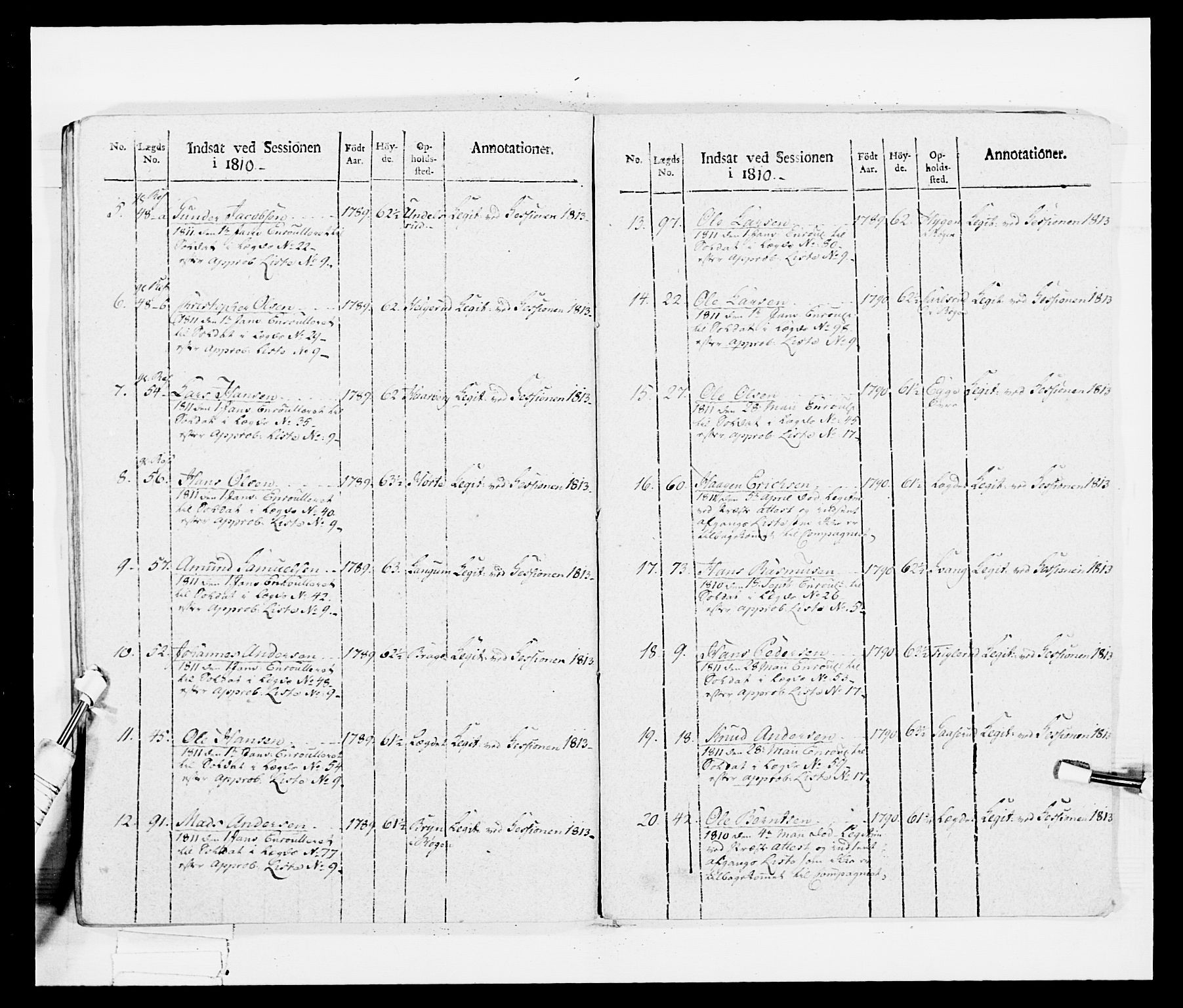 Generalitets- og kommissariatskollegiet, Det kongelige norske kommissariatskollegium, AV/RA-EA-5420/E/Eh/L0035: Nordafjelske gevorbne infanteriregiment, 1812-1813, p. 504