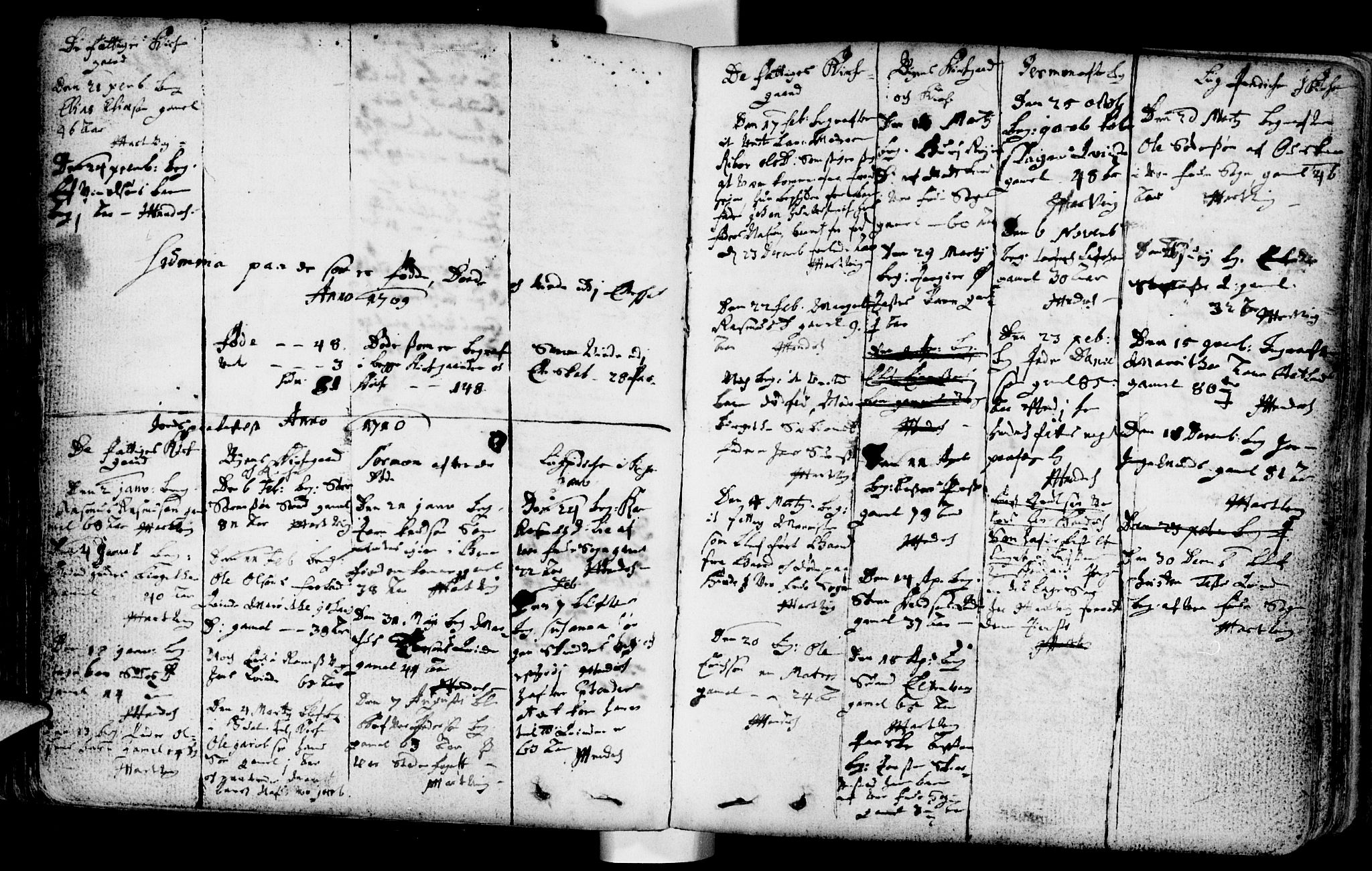 Domkirken sokneprestkontor, SAST/A-101812/001/30/30BA/L0001: Parish register (official) no. A 1 /1, 1688-1727