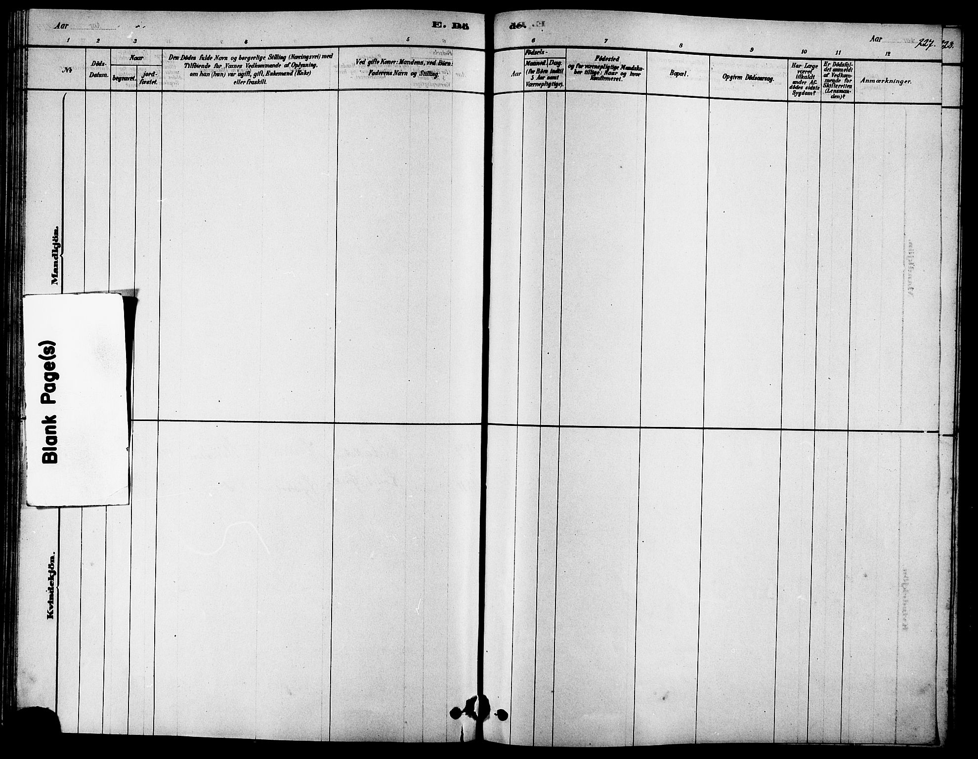 Ministerialprotokoller, klokkerbøker og fødselsregistre - Møre og Romsdal, SAT/A-1454/523/L0339: Parish register (copy) no. 523C02, 1878-1891, p. 227