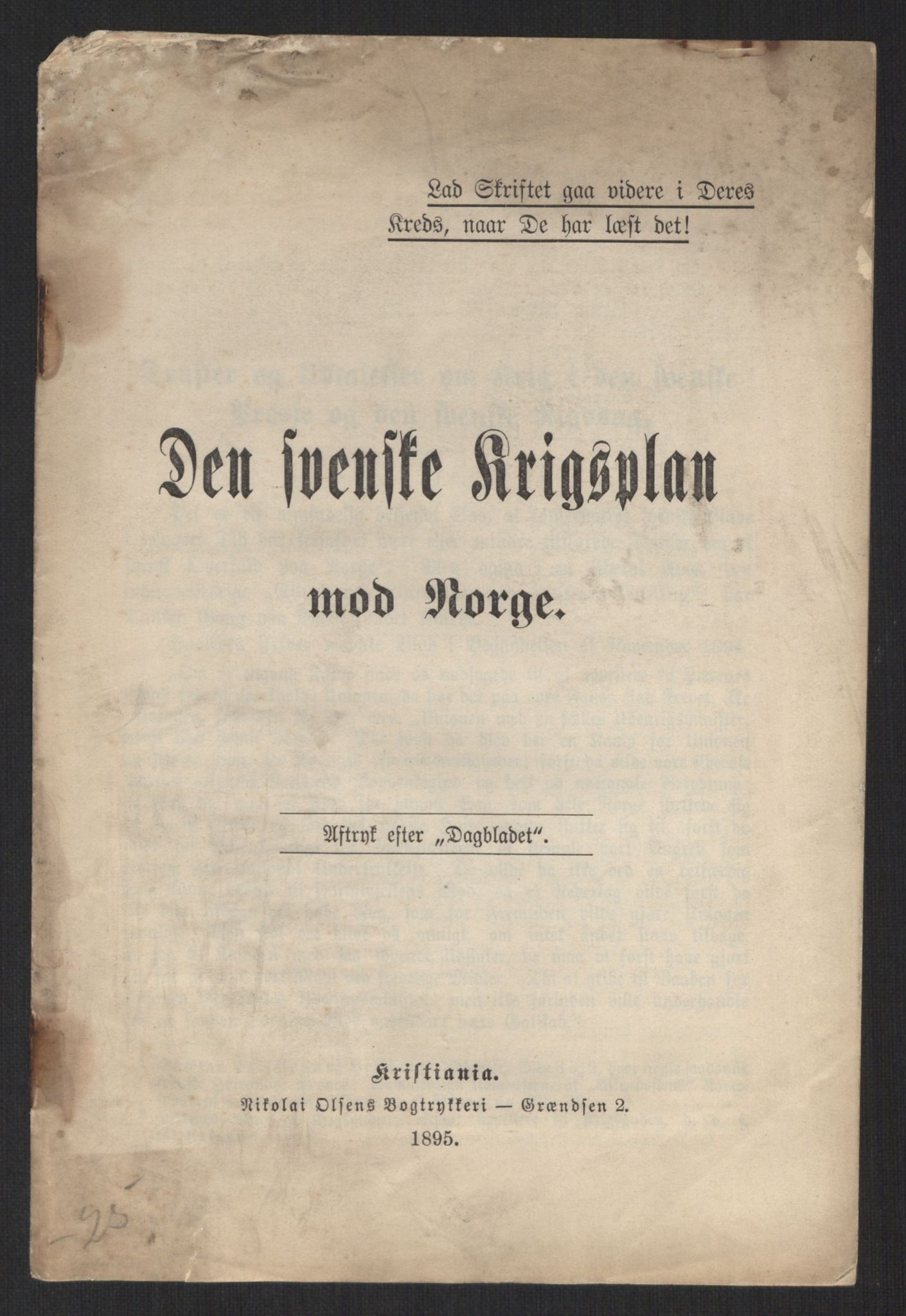 Venstres Hovedorganisasjon, RA/PA-0876/X/L0001: De eldste skrifter, 1860-1936, p. 631