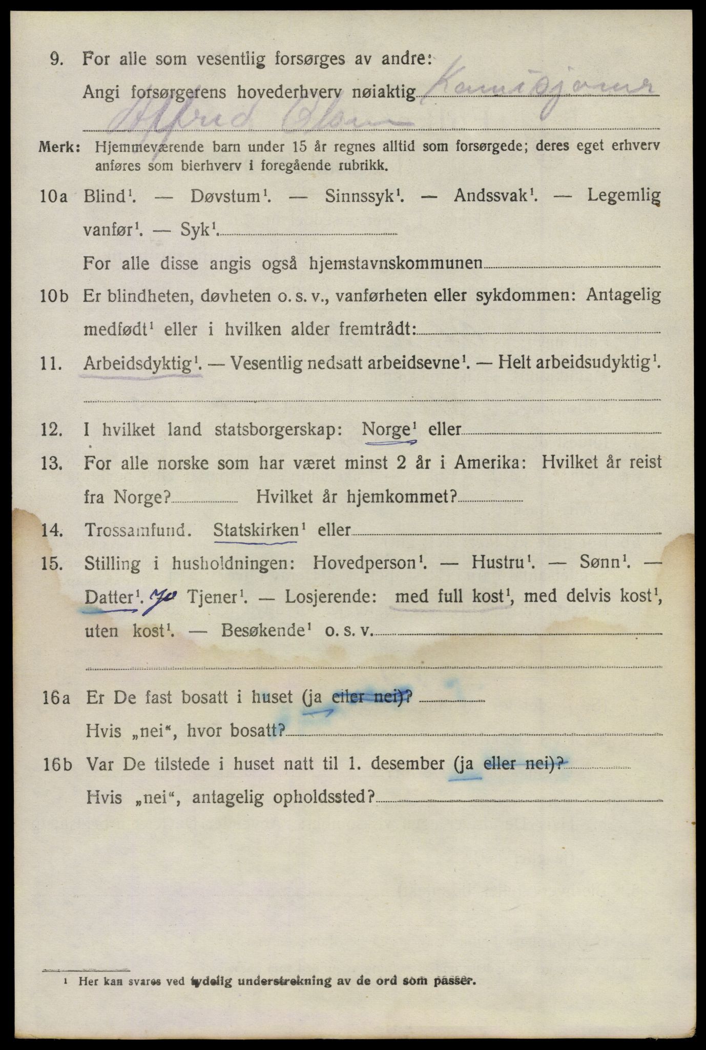 SAO, 1920 census for Rygge, 1920, p. 2296