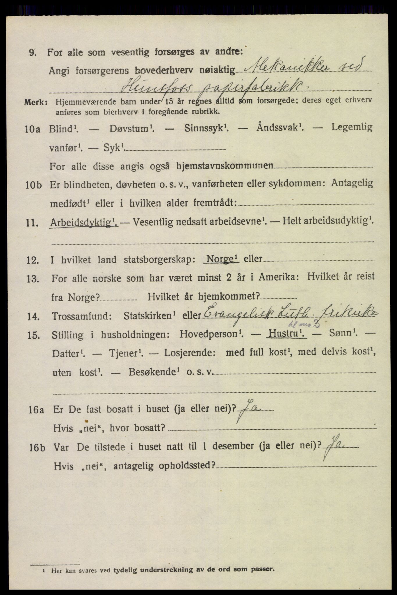 SAK, 1920 census for Vennesla, 1920, p. 4731