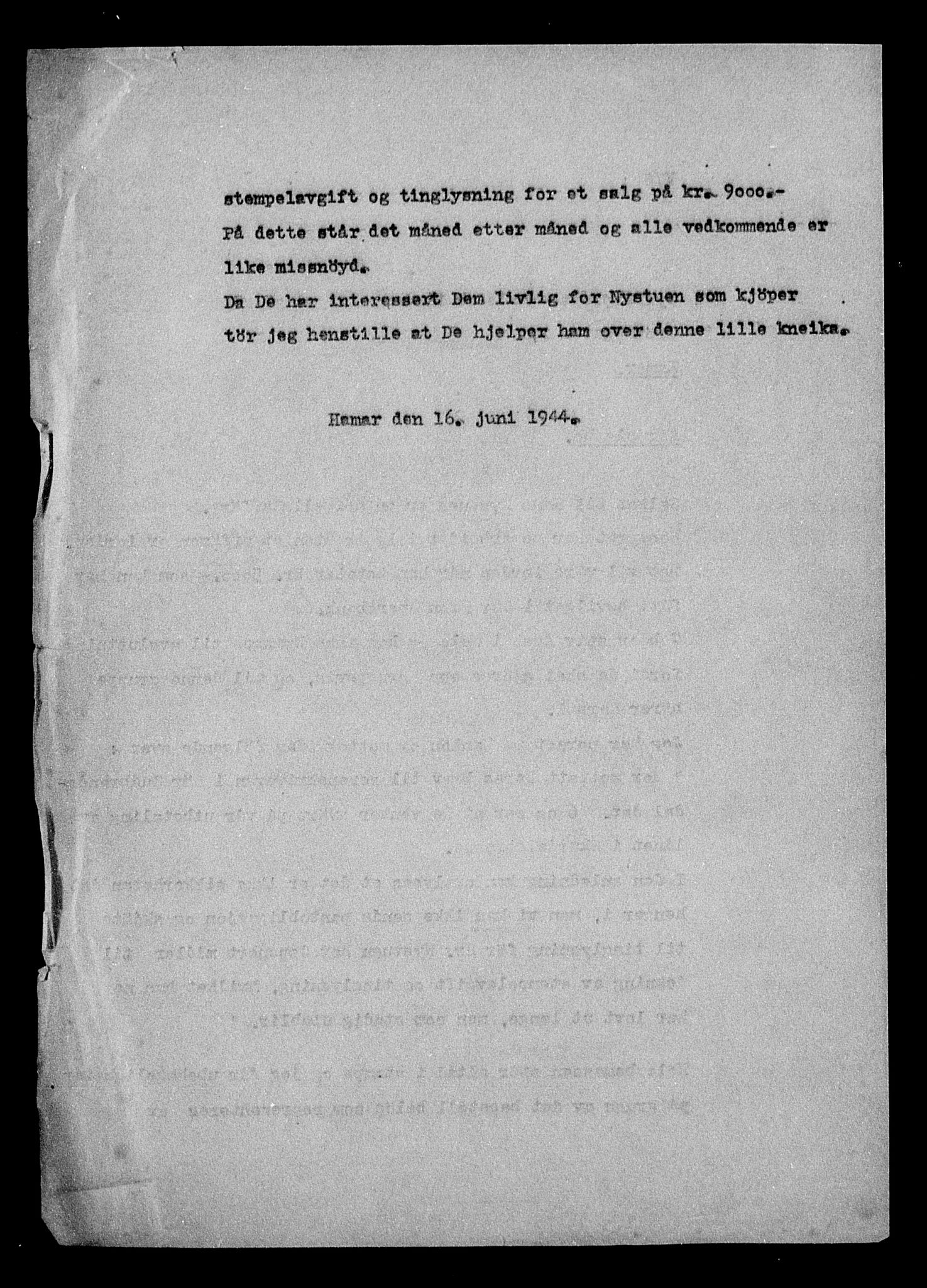 Justisdepartementet, Tilbakeføringskontoret for inndratte formuer, AV/RA-S-1564/H/Hc/Hcc/L0949: --, 1945-1947, p. 685