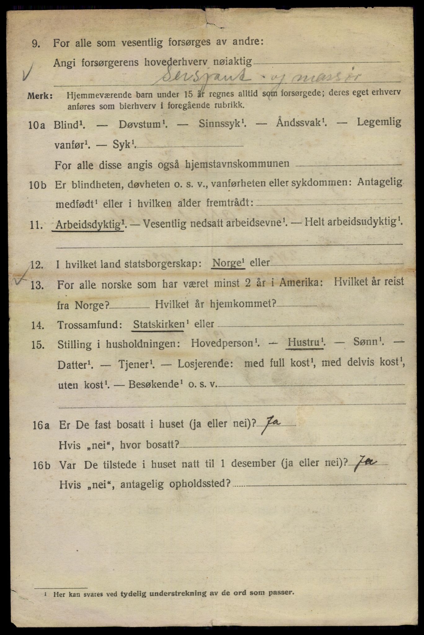 SAO, 1920 census for Kristiania, 1920, p. 521464