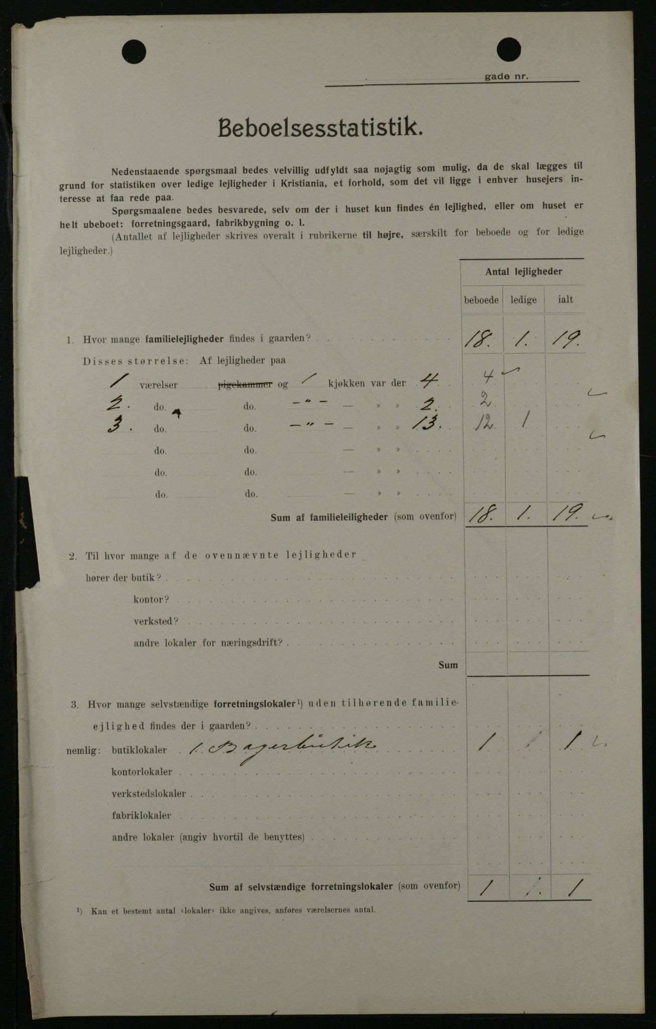 OBA, Municipal Census 1908 for Kristiania, 1908, p. 9759