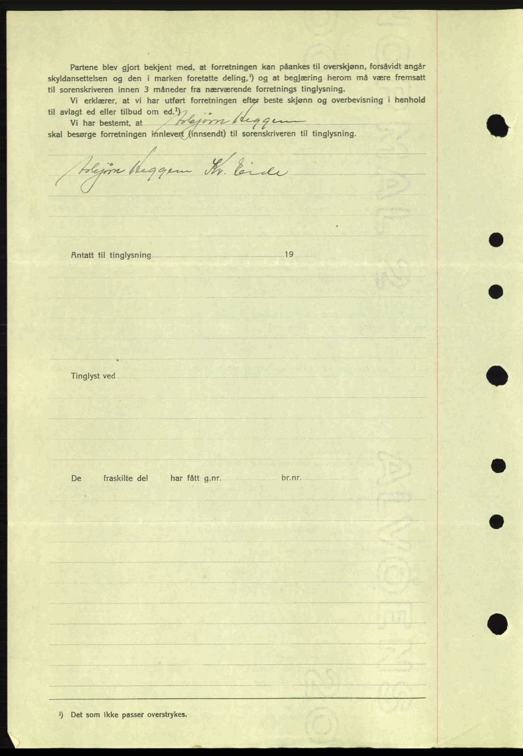 Romsdal sorenskriveri, AV/SAT-A-4149/1/2/2C: Mortgage book no. A1, 1936-1936, Diary no: : 1329/1936