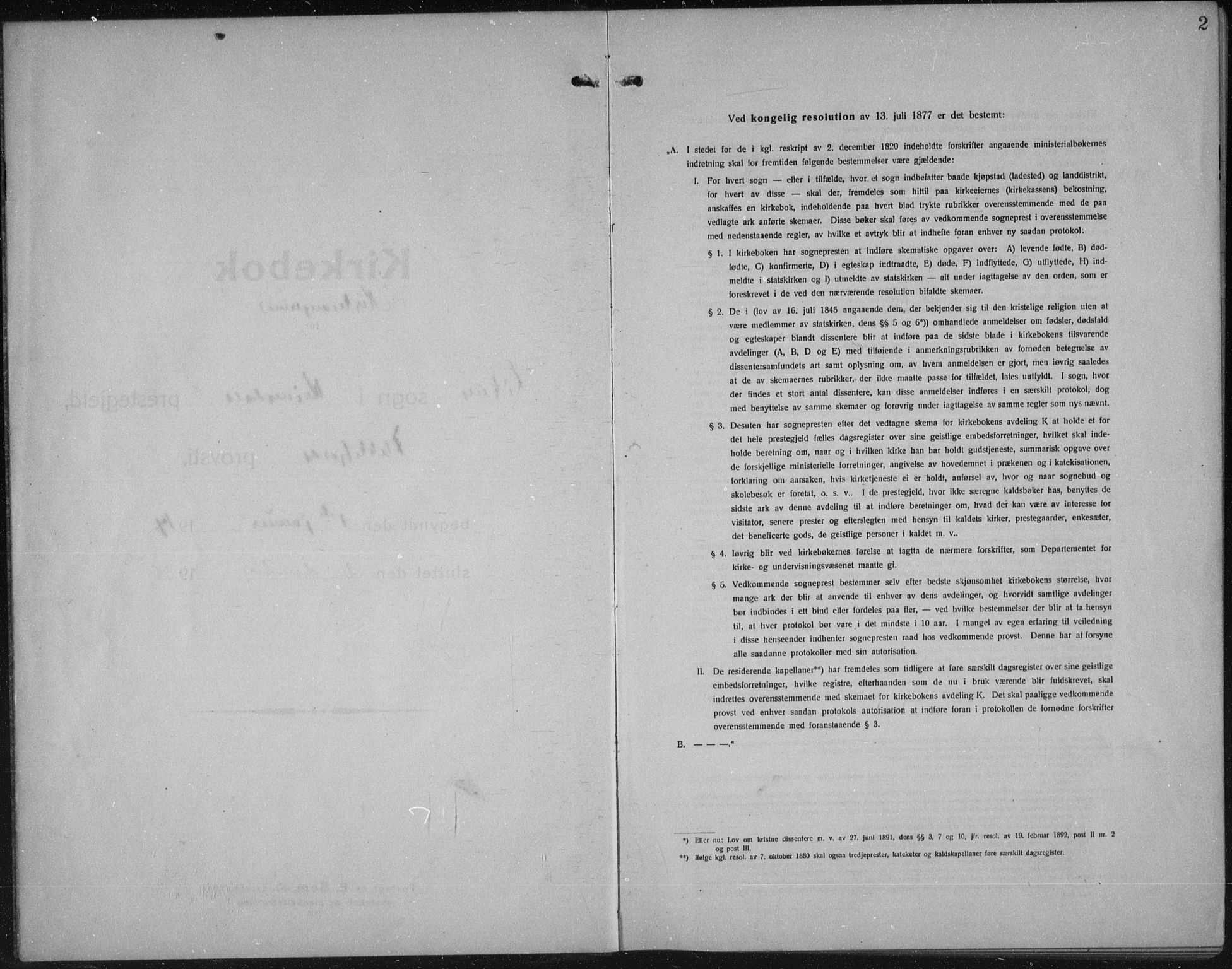 Kvinesdal sokneprestkontor, AV/SAK-1111-0026/F/Fb/Fbb/L0004: Parish register (copy) no. B 4, 1917-1938, p. 2