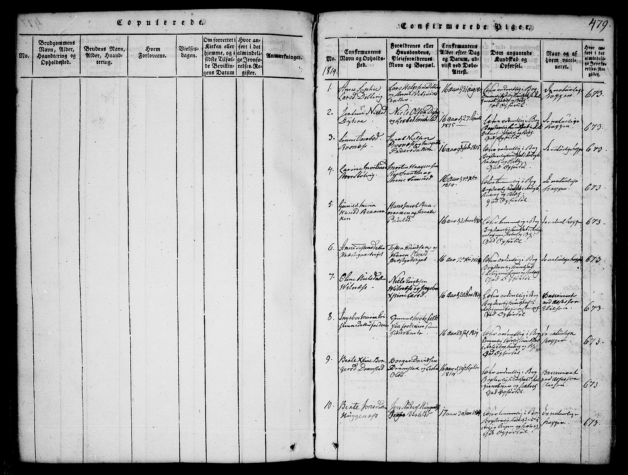 Rygge prestekontor Kirkebøker, AV/SAO-A-10084b/F/Fa/L0003: Parish register (official) no. 3, 1814-1836, p. 478-479