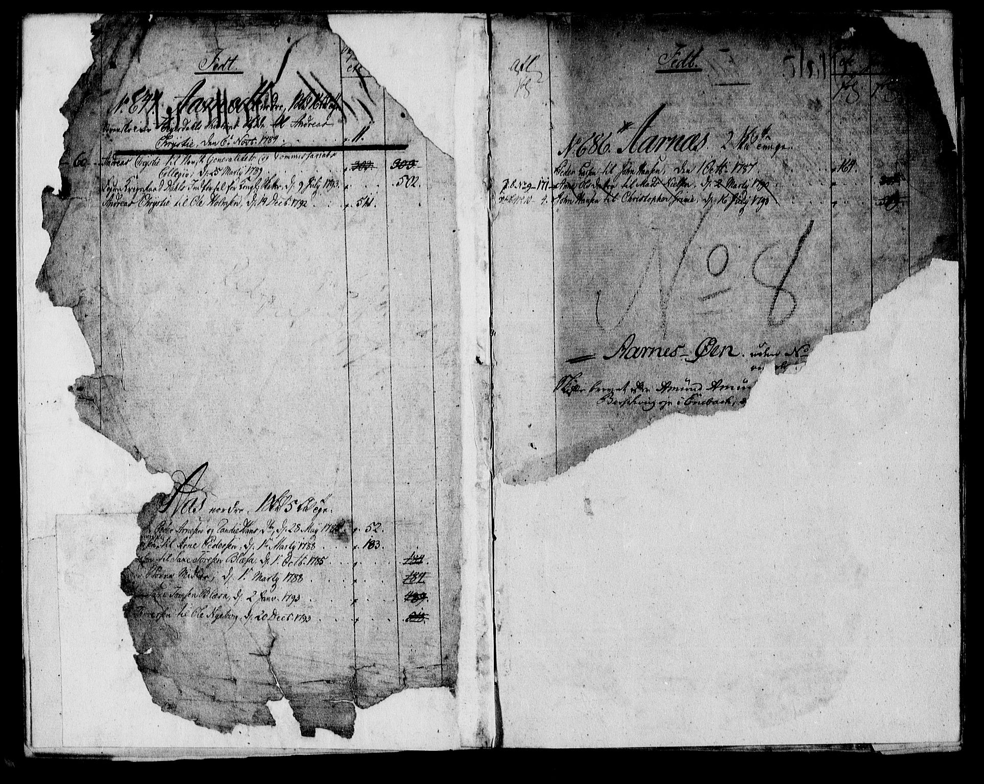 Nedre Romerike sorenskriveri, SAO/A-10469/G/Ga/Gaa/L0008: Mortgage register no. I 8a, 1785-1798