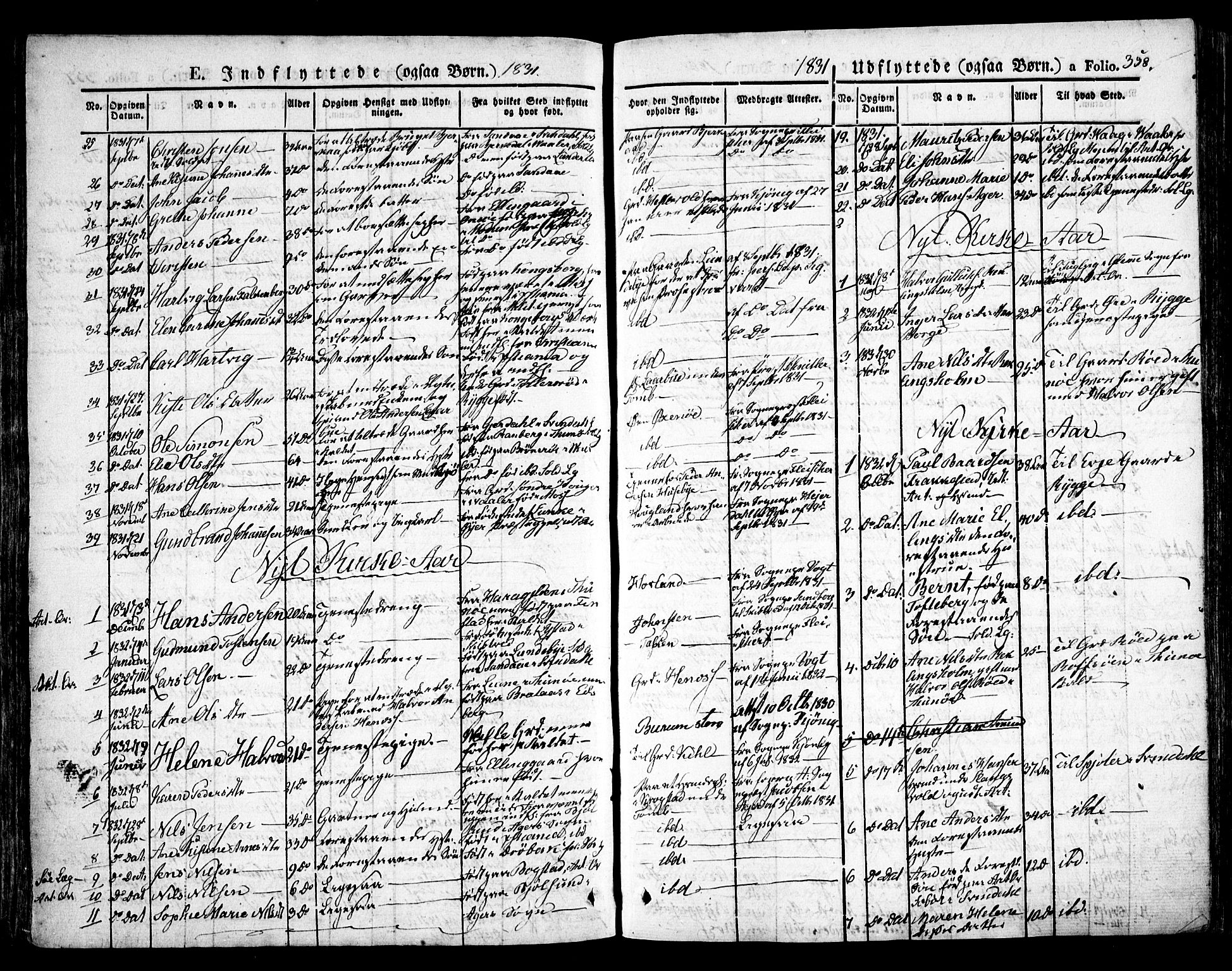 Råde prestekontor kirkebøker, SAO/A-2009/F/Fa/L0005: Parish register (official) no. 5, 1830-1853, p. 358