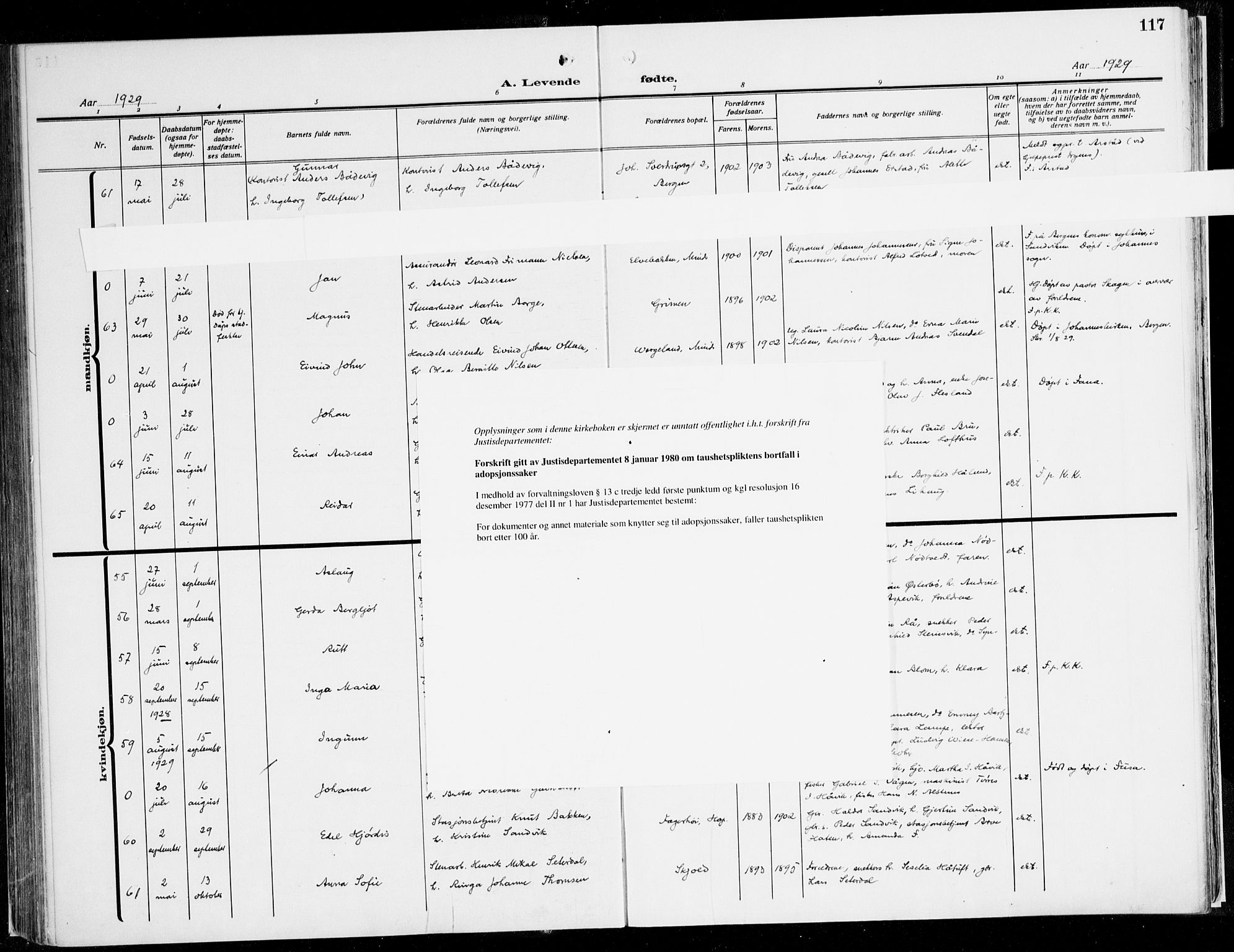 Fana Sokneprestembete, AV/SAB-A-75101/H/Haa/Haaj/L0001: Parish register (official) no. J 1, 1921-1935, p. 118