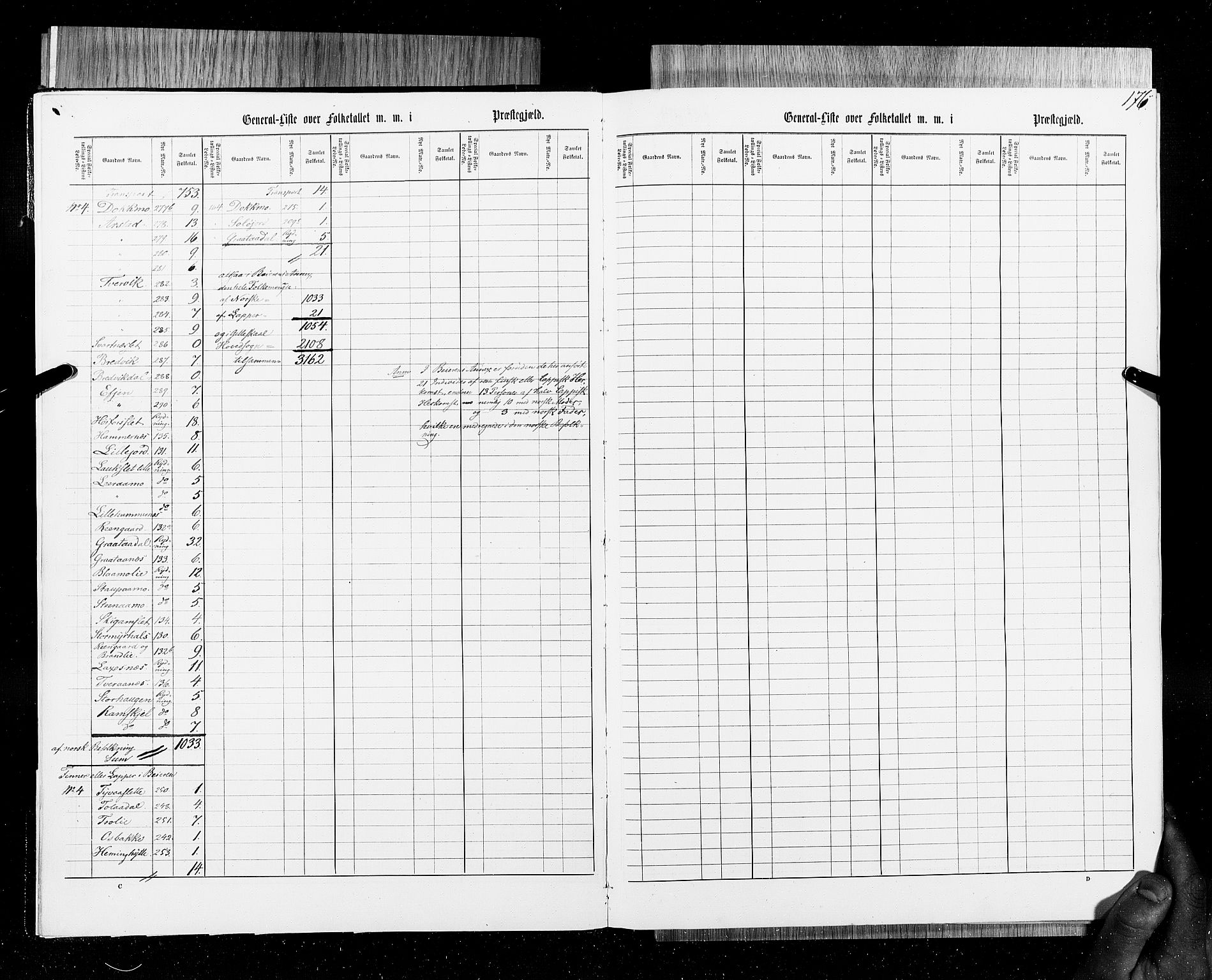 RA, Census 1855, vol. 6B: Nordland amt og Finnmarken amt, 1855, p. 176