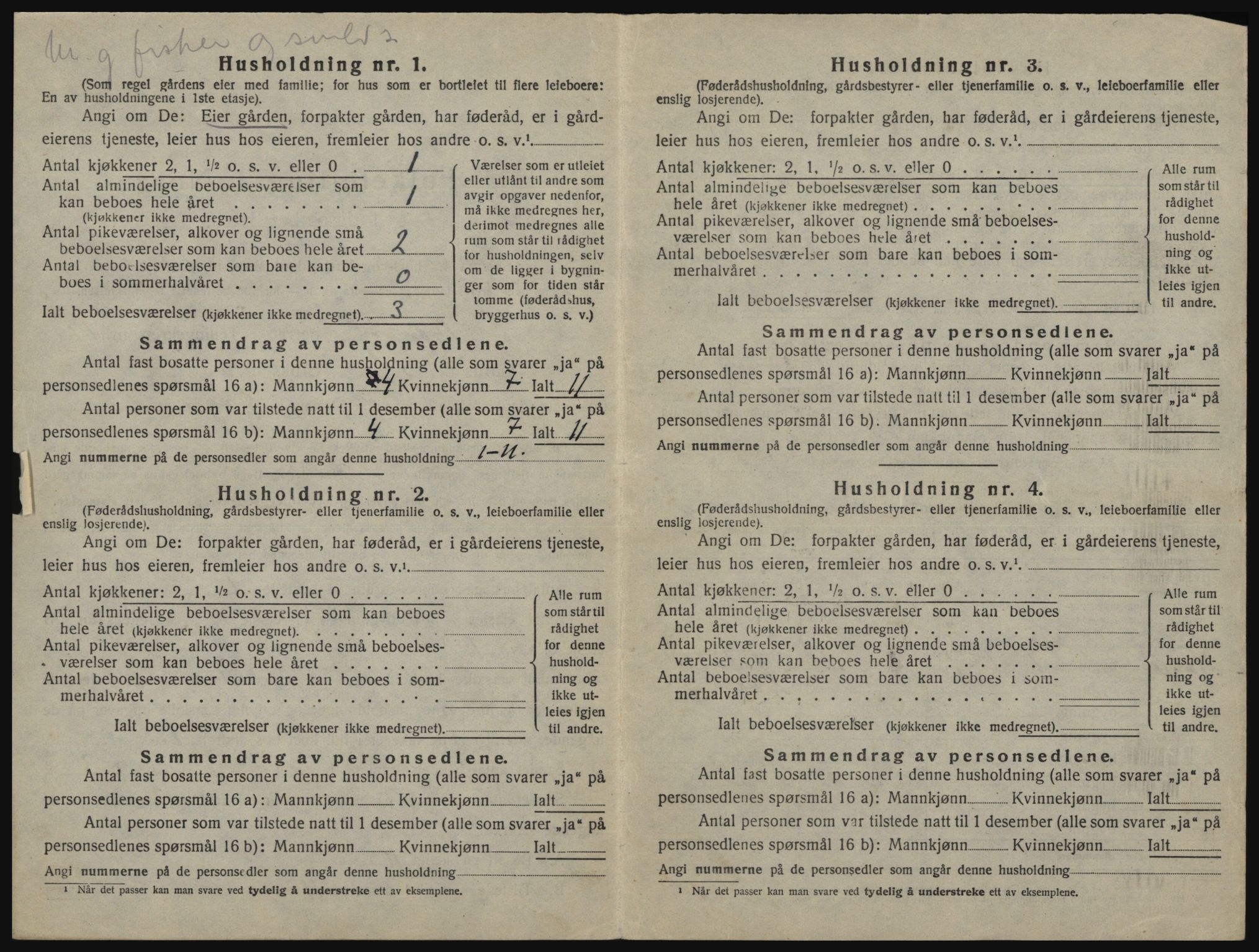 SATØ, 1920 census for Skjervøy, 1920, p. 1200