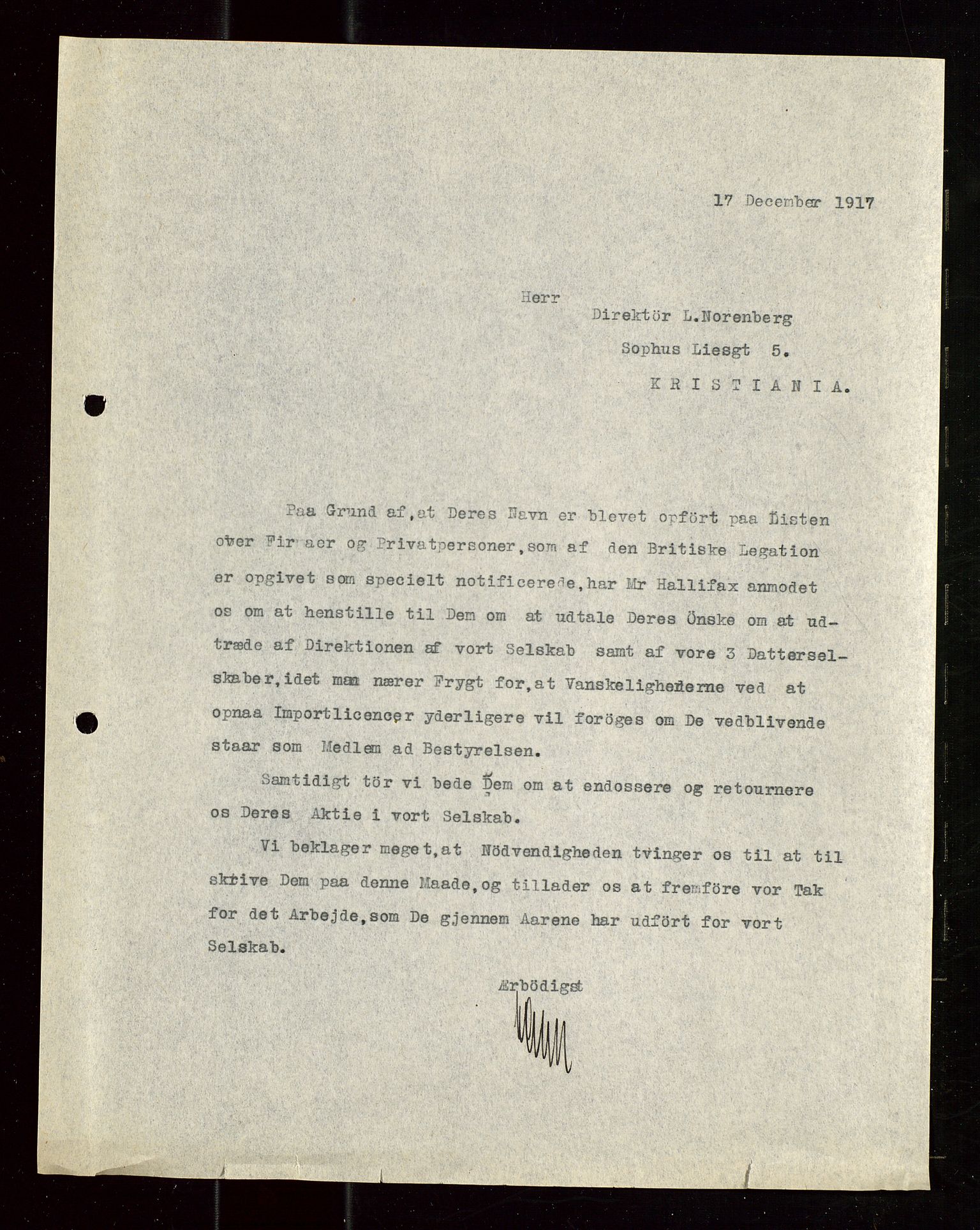 Pa 1521 - A/S Norske Shell, AV/SAST-A-101915/E/Ea/Eaa/L0019: Sjefskorrespondanse, 1917, p. 687