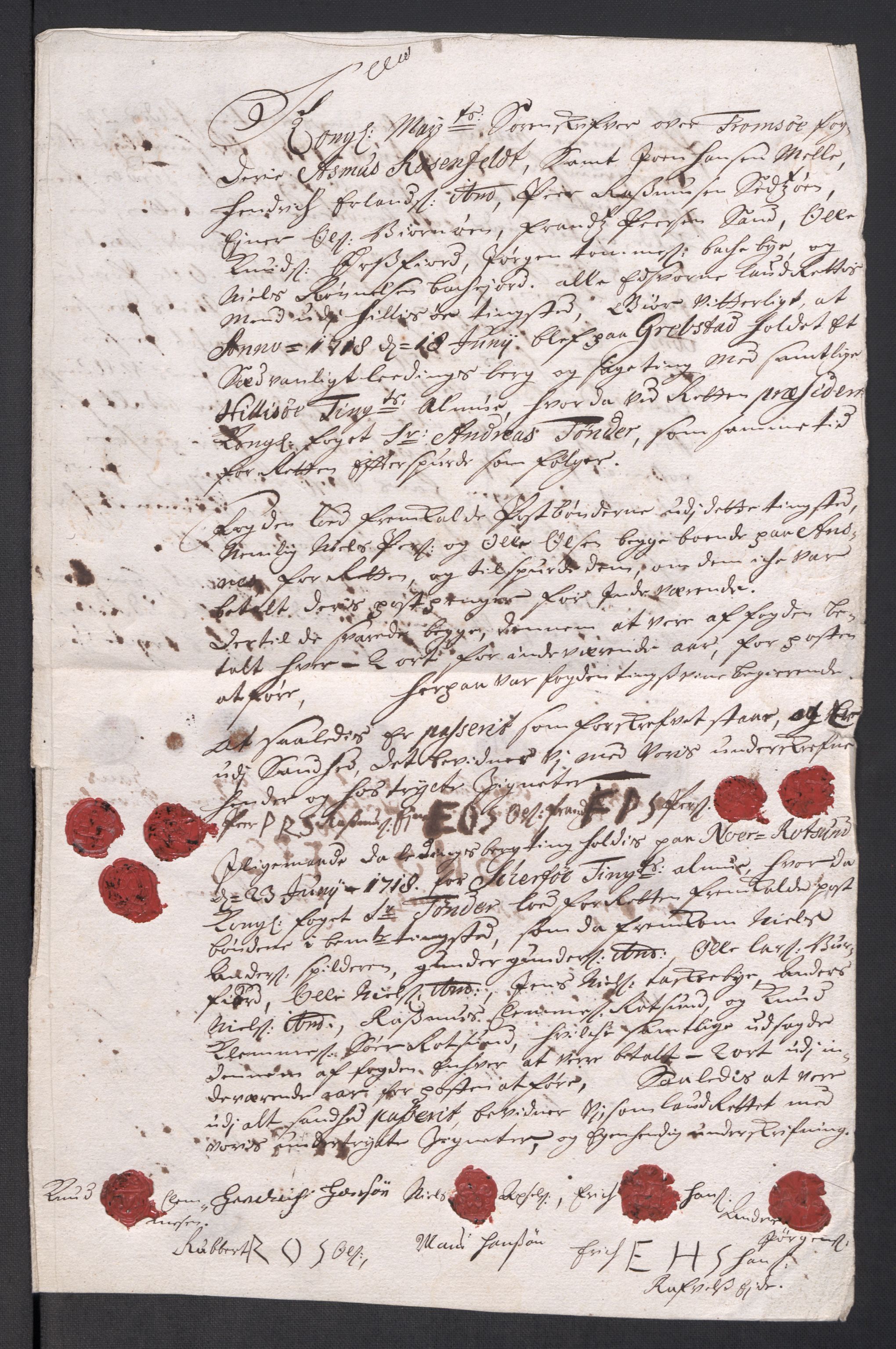 Rentekammeret inntil 1814, Reviderte regnskaper, Fogderegnskap, RA/EA-4092/R68/L4764: Fogderegnskap Senja og Troms, 1718, p. 435