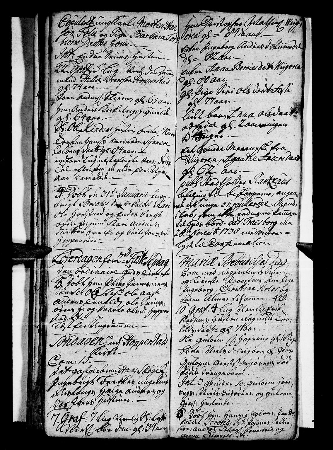 Vik sokneprestembete, AV/SAB-A-81501/H/Haa/Haaa/L0001: Parish register (official) no. A 1 / 1, 1727-1740