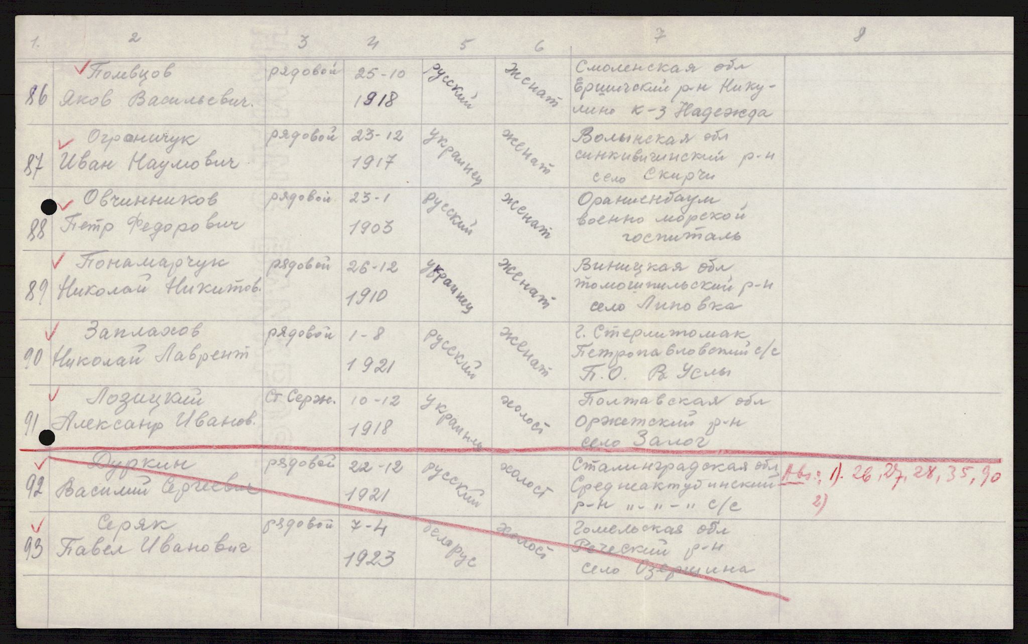 Flyktnings- og fangedirektoratet, Repatrieringskontoret, AV/RA-S-1681/D/Db/L0021: Displaced Persons (DPs) og sivile tyskere, 1945-1948, p. 365