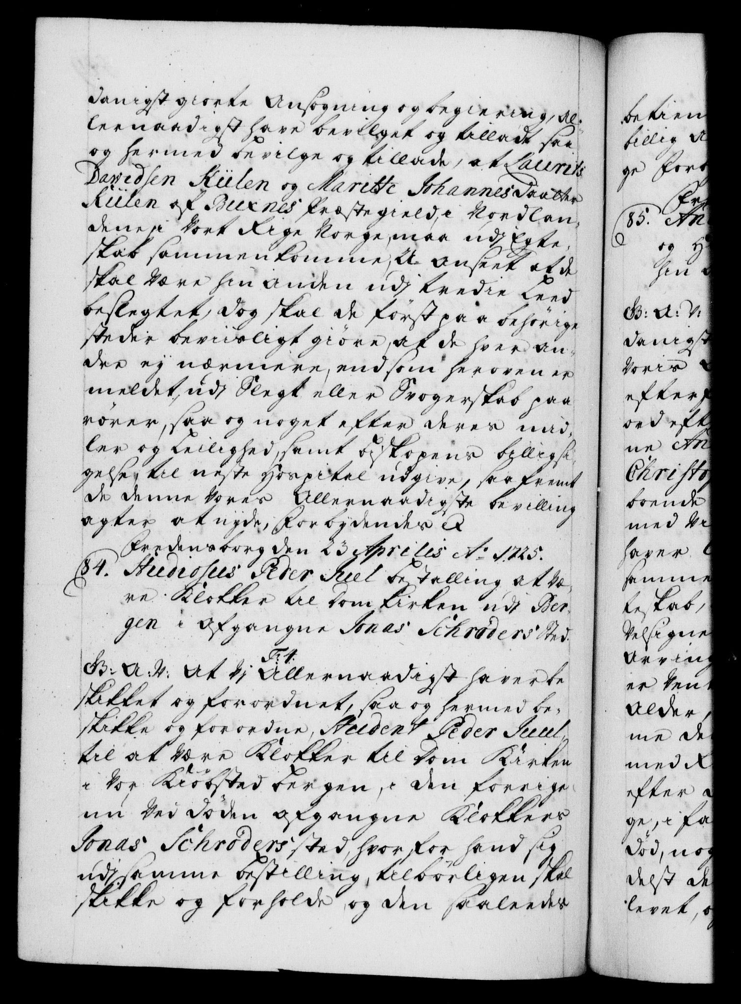 Danske Kanselli 1572-1799, AV/RA-EA-3023/F/Fc/Fca/Fcaa/L0024: Norske registre, 1723-1725, p. 549b