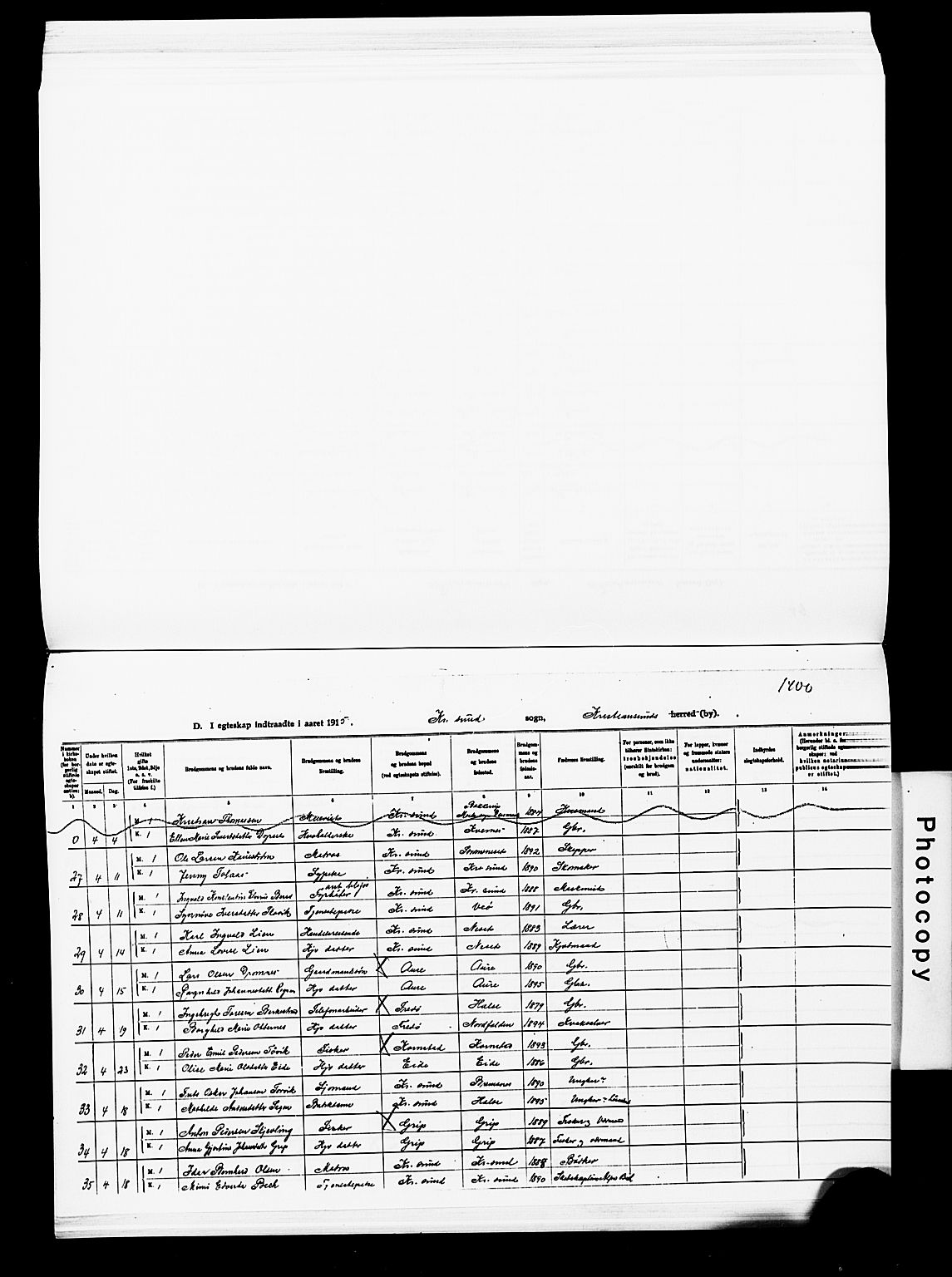 Ministerialprotokoller, klokkerbøker og fødselsregistre - Møre og Romsdal, AV/SAT-A-1454/572/L0859: Parish register (official) no. 572D03, 1903-1916