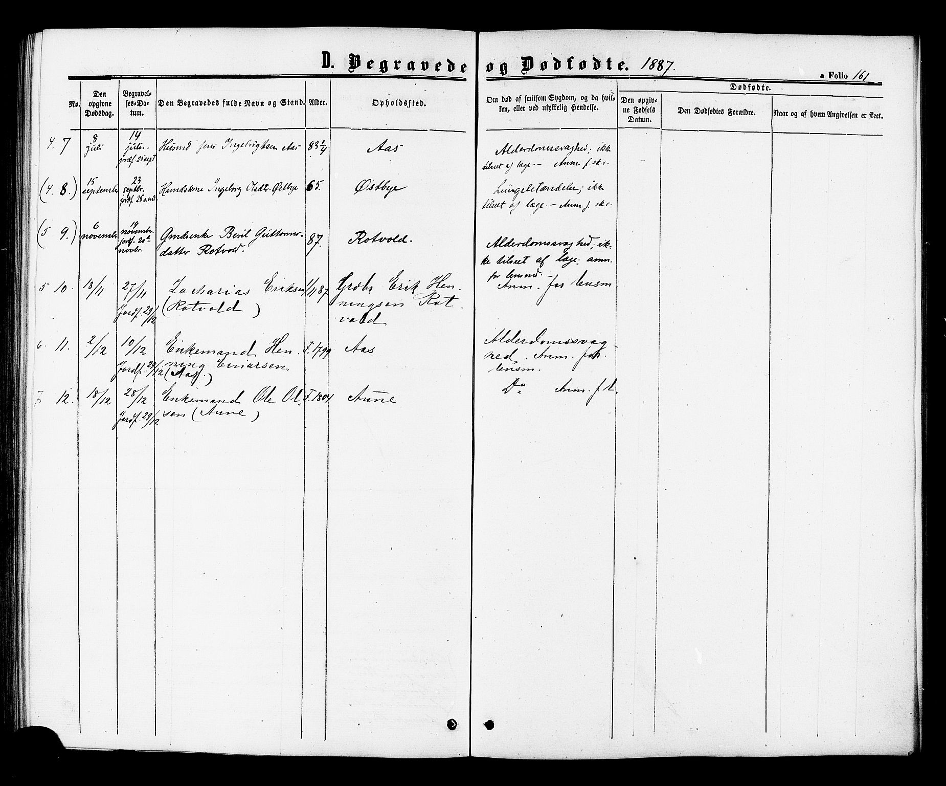 Ministerialprotokoller, klokkerbøker og fødselsregistre - Sør-Trøndelag, SAT/A-1456/698/L1163: Parish register (official) no. 698A01, 1862-1887, p. 161
